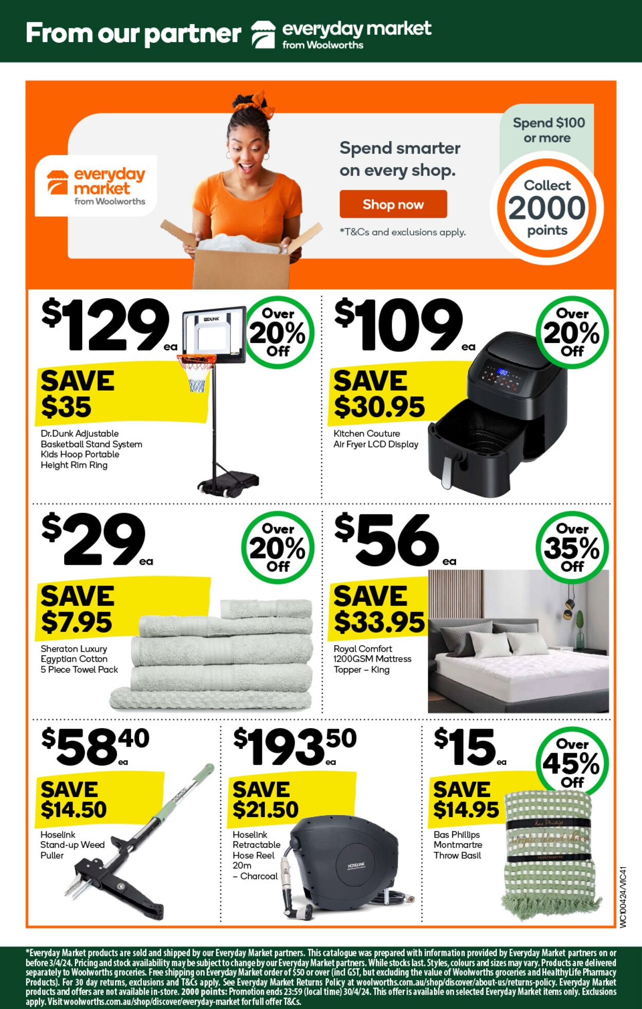 Catalogue Woolworths 10.04.2024 - 16.04.2024