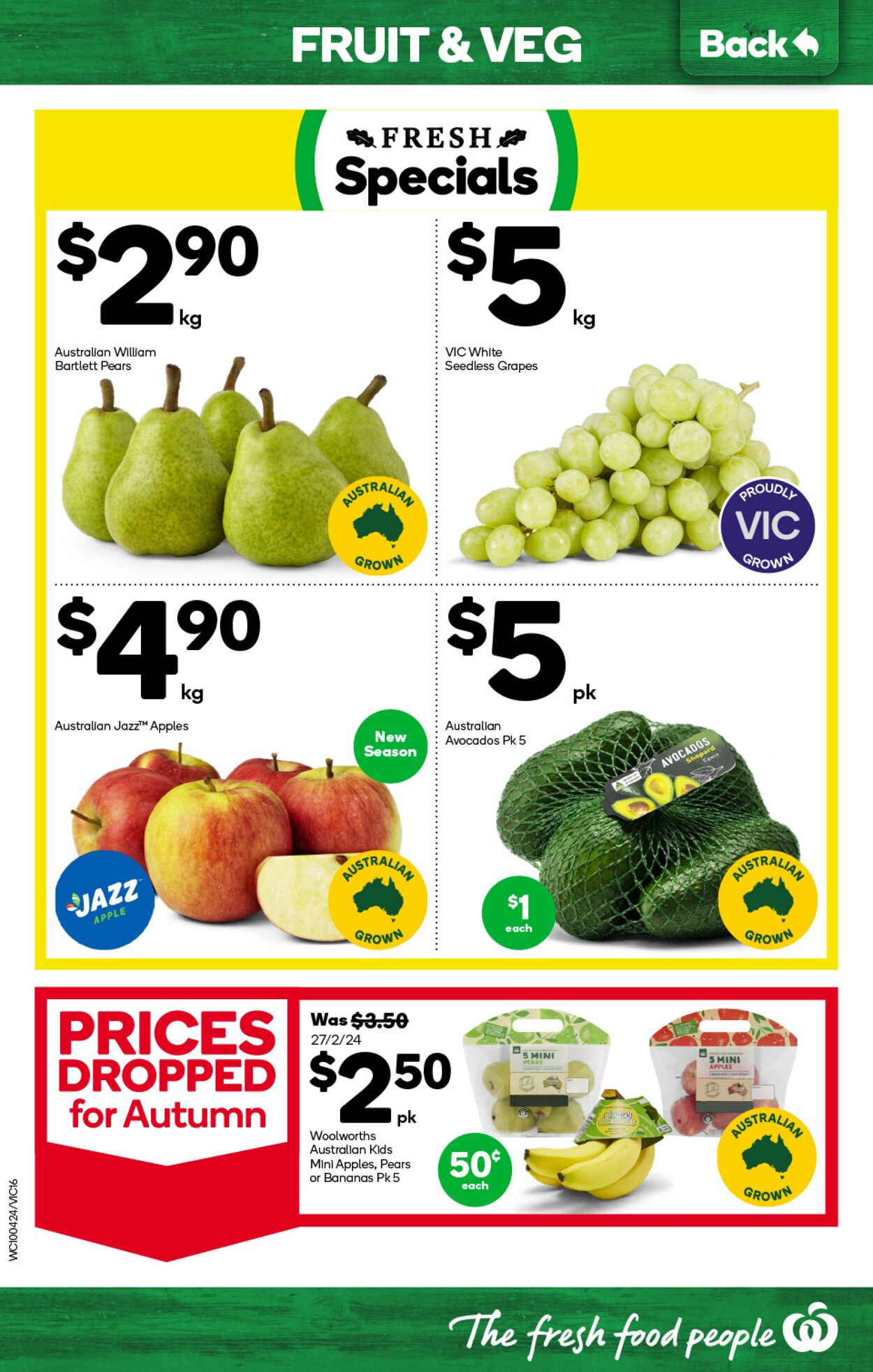 Catalogue Woolworths 10.04.2024 - 16.04.2024