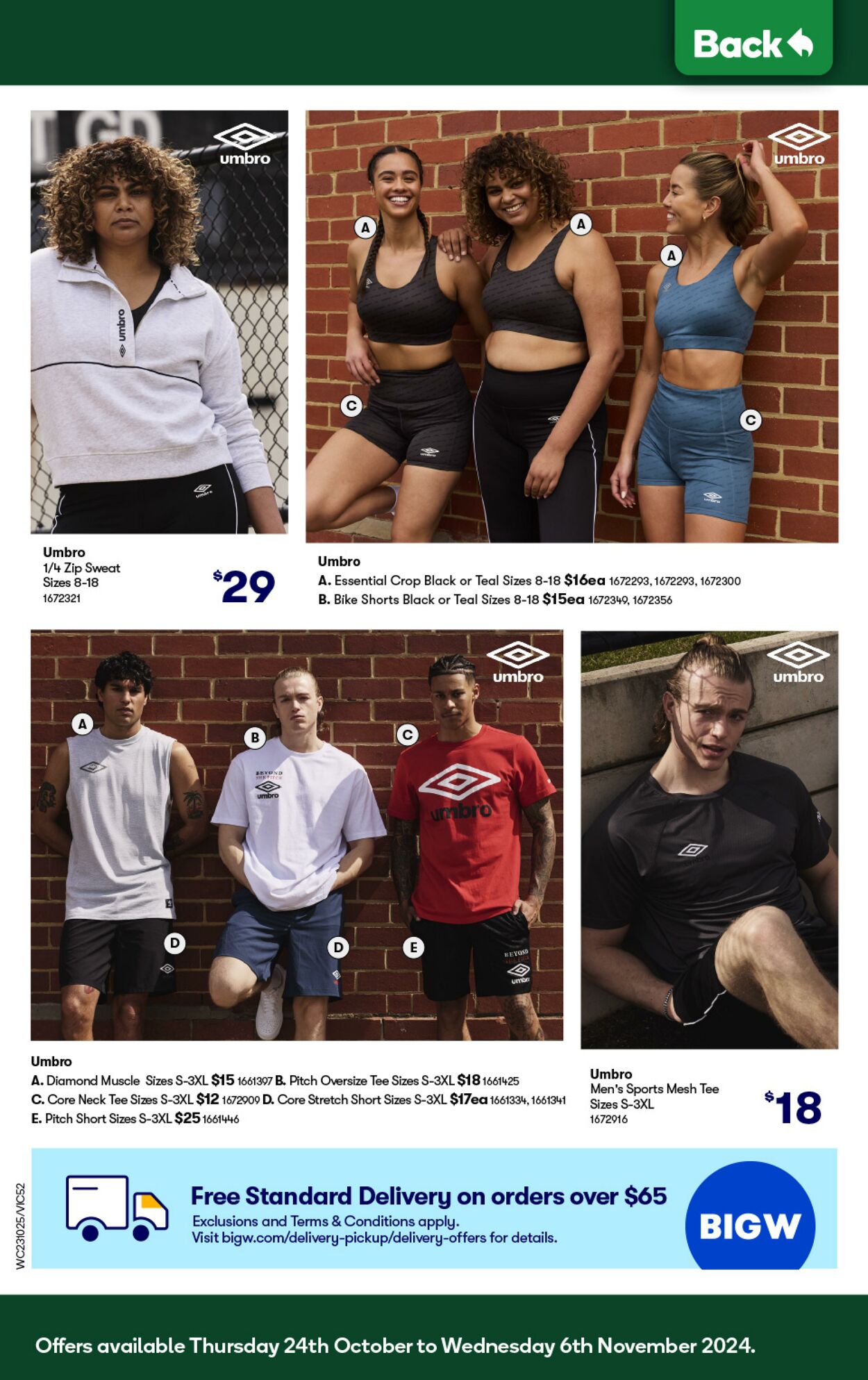 Catalogue Woolworths 23.10.2024 - 29.10.2024