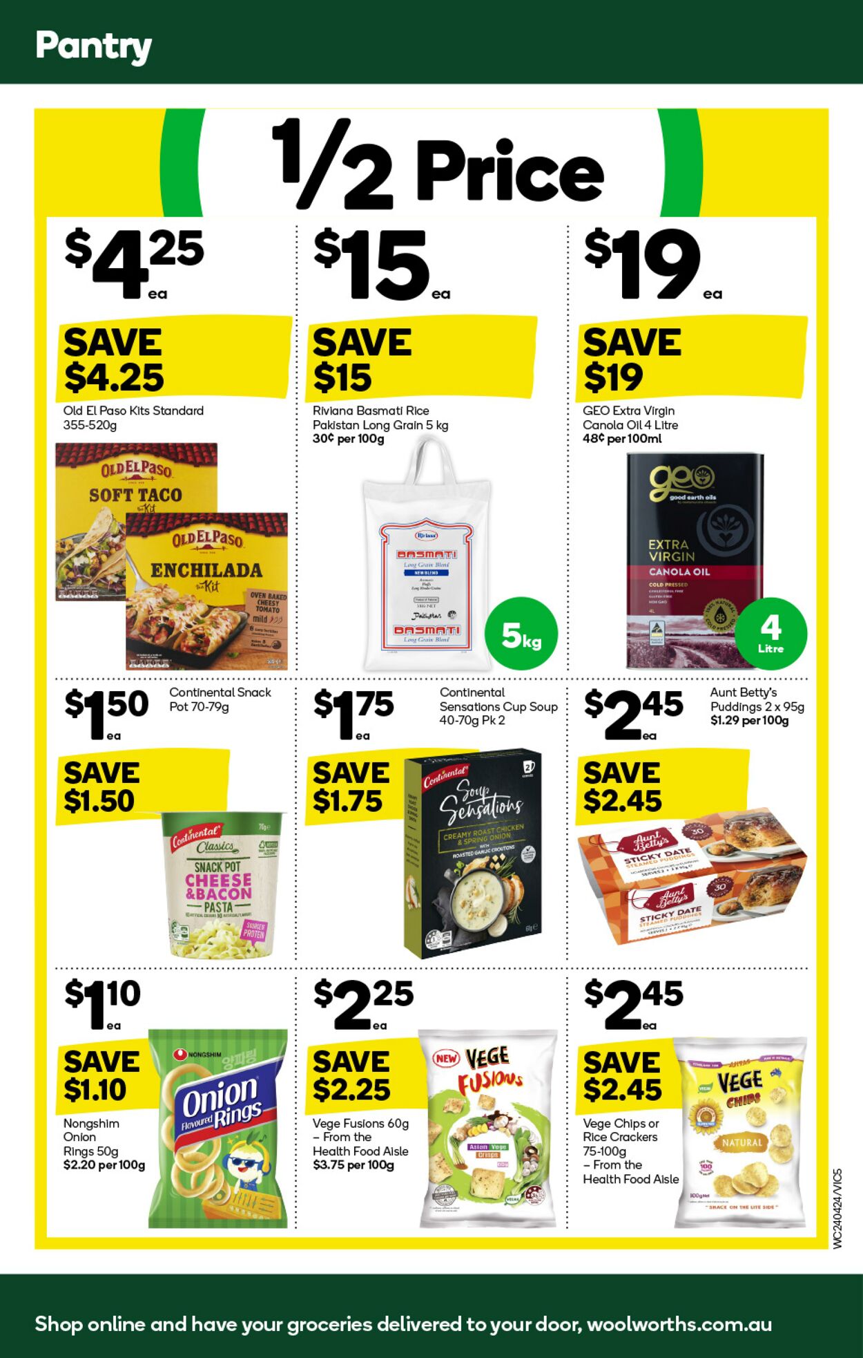 Catalogue Woolworths 24.04.2024 - 30.04.2024