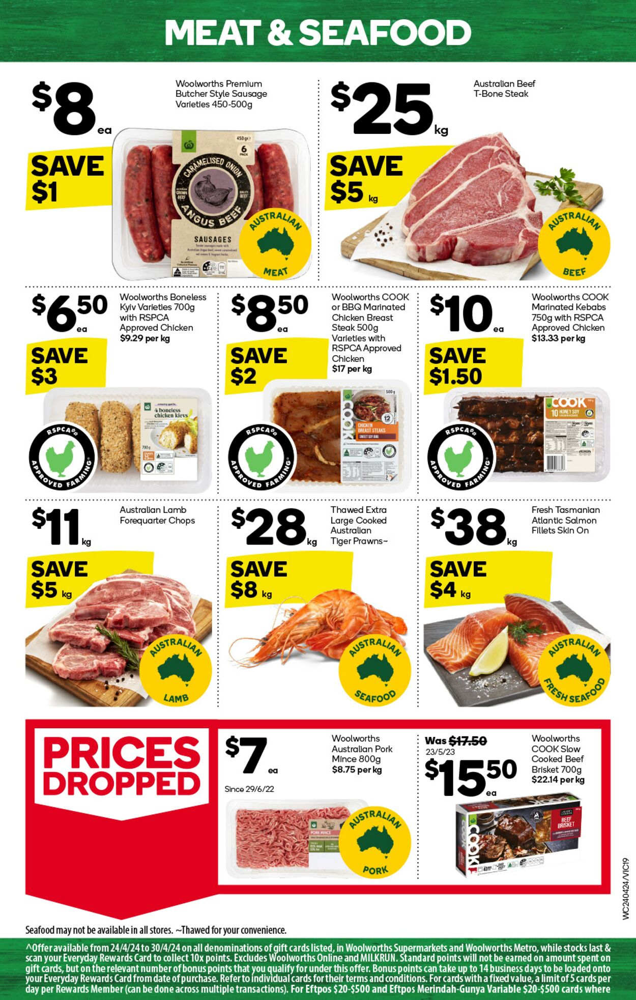 Catalogue Woolworths 24.04.2024 - 30.04.2024