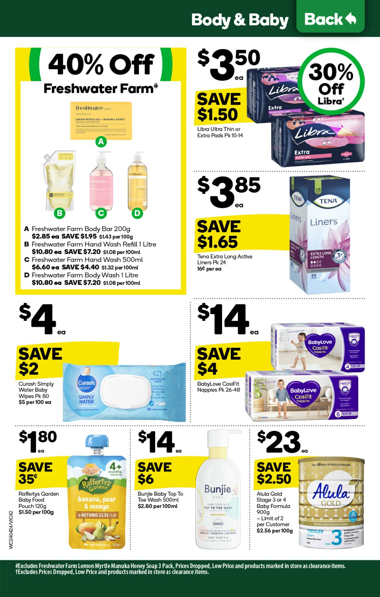 Catalogue Woolworths 24.04.2024 - 30.04.2024