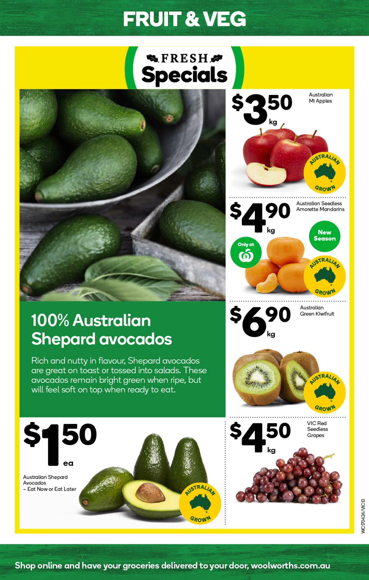 Catalogue Woolworths 17.04.2024 - 23.04.2024