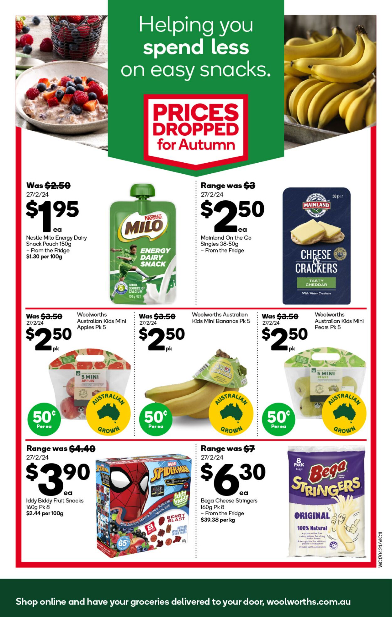 Catalogue Woolworths 17.04.2024 - 23.04.2024