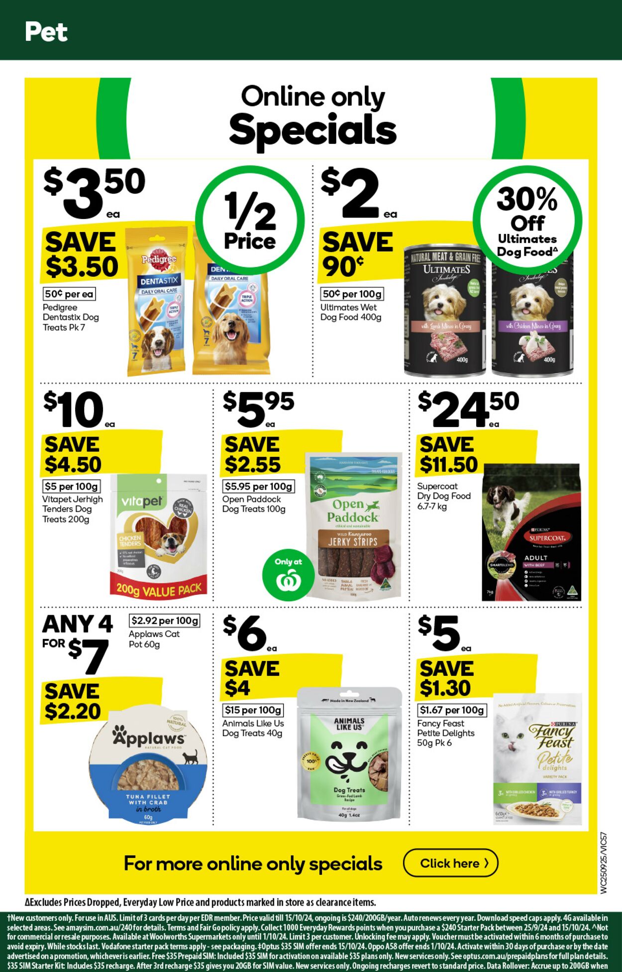 Catalogue Woolworths 25.09.2024 - 01.10.2024