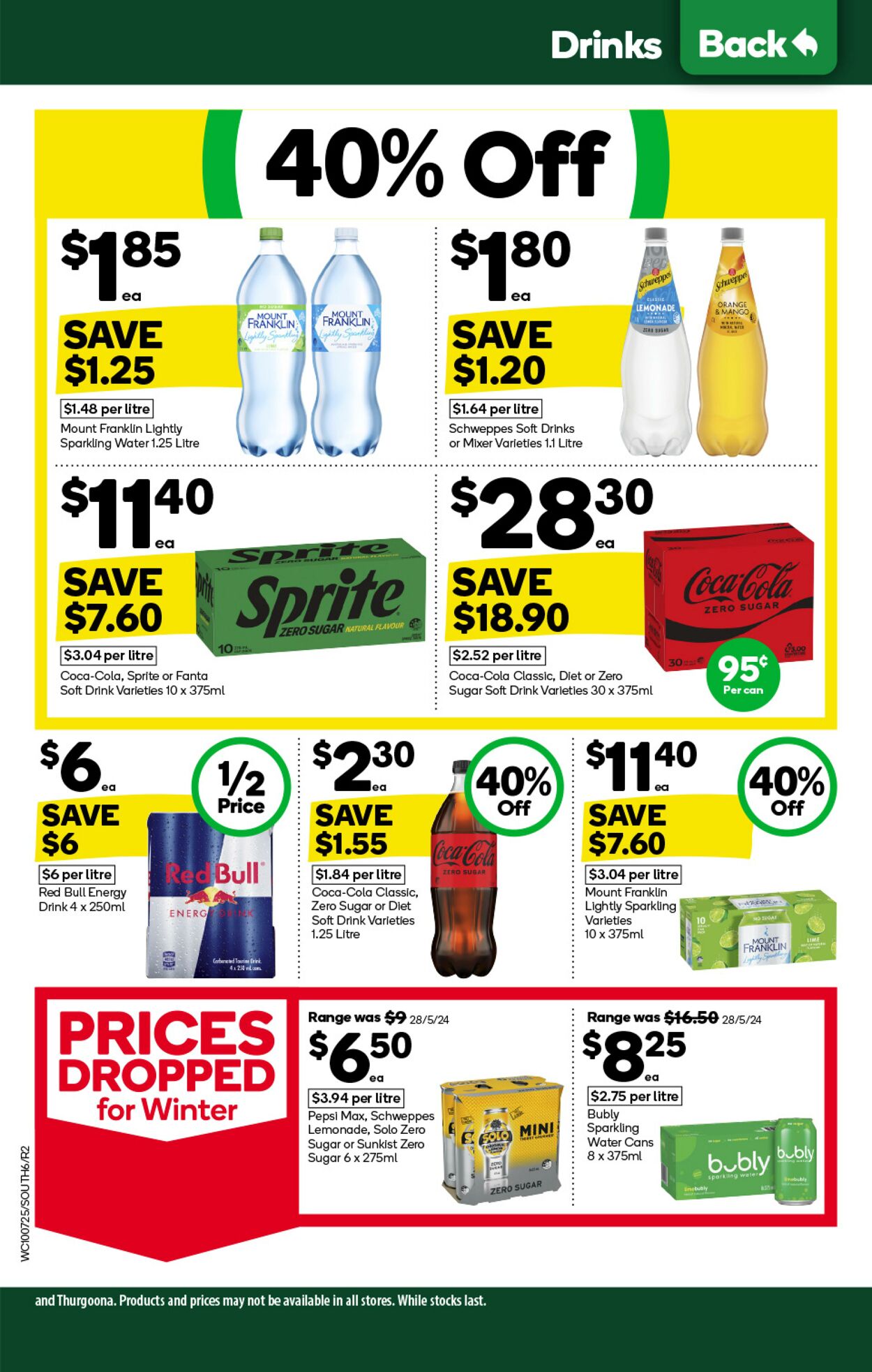 Catalogue Woolworths 10.07.2024 - 16.07.2024