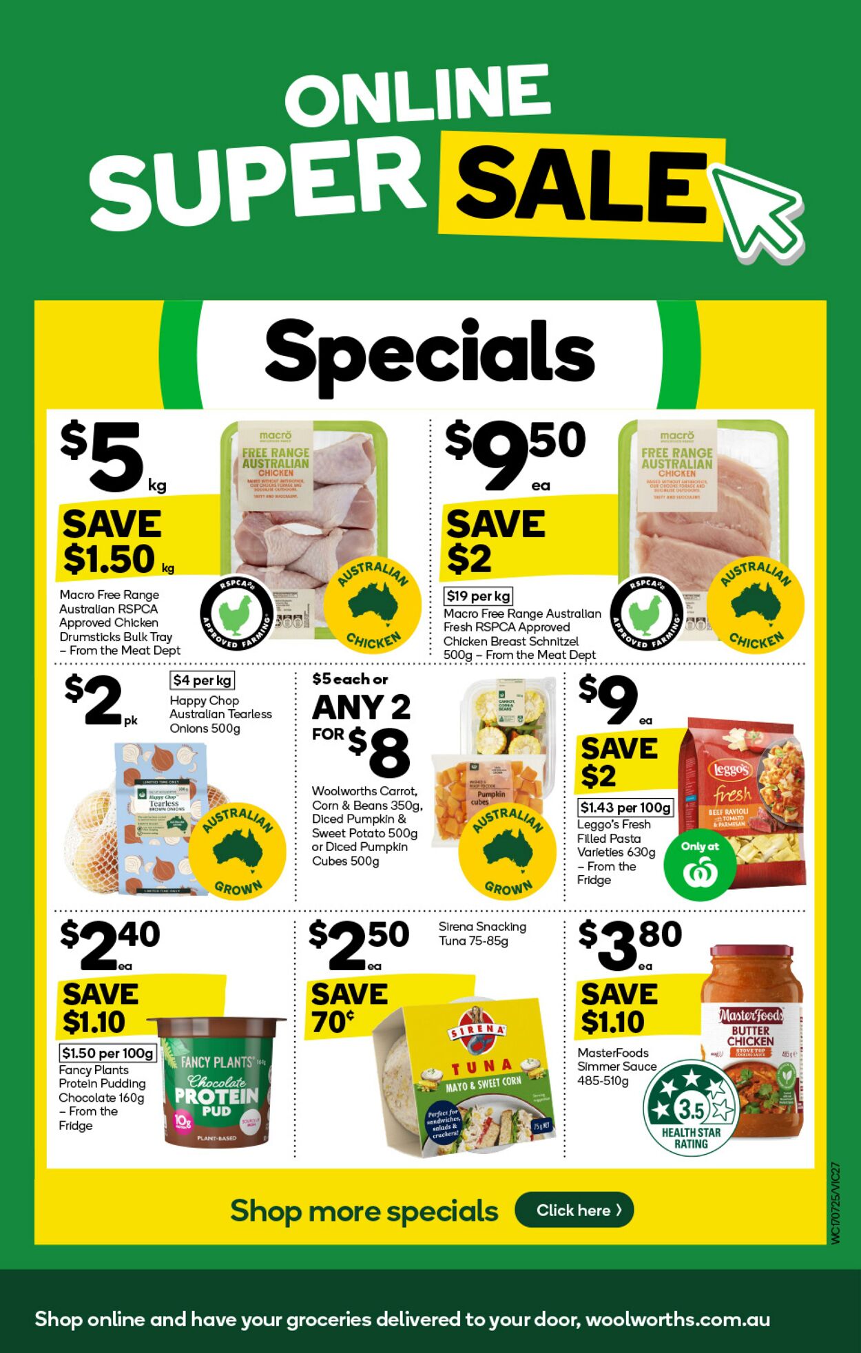 Catalogue Woolworths 17.07.2024 - 23.07.2024