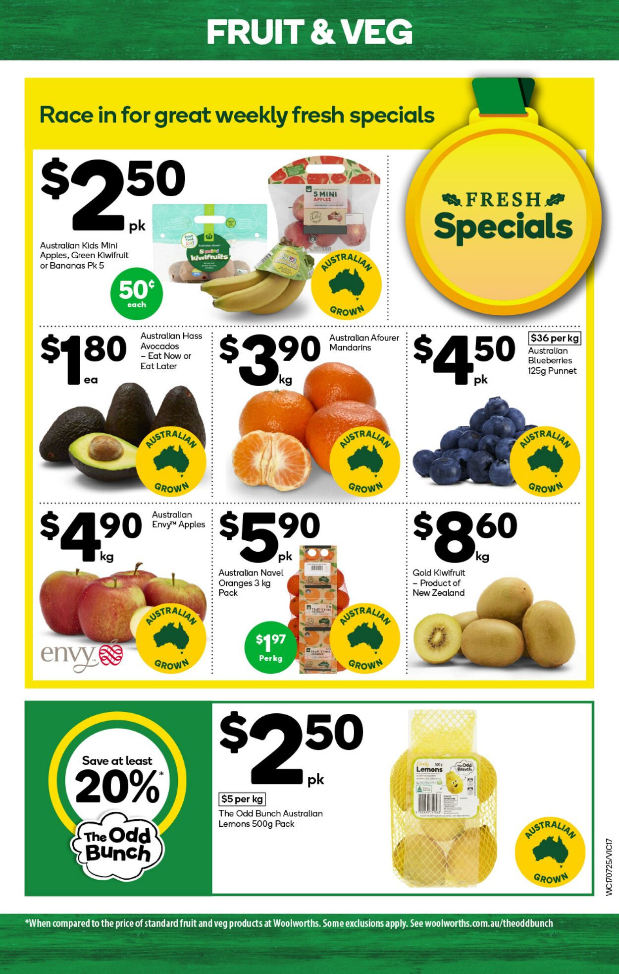 Catalogue Woolworths 17.07.2024 - 23.07.2024