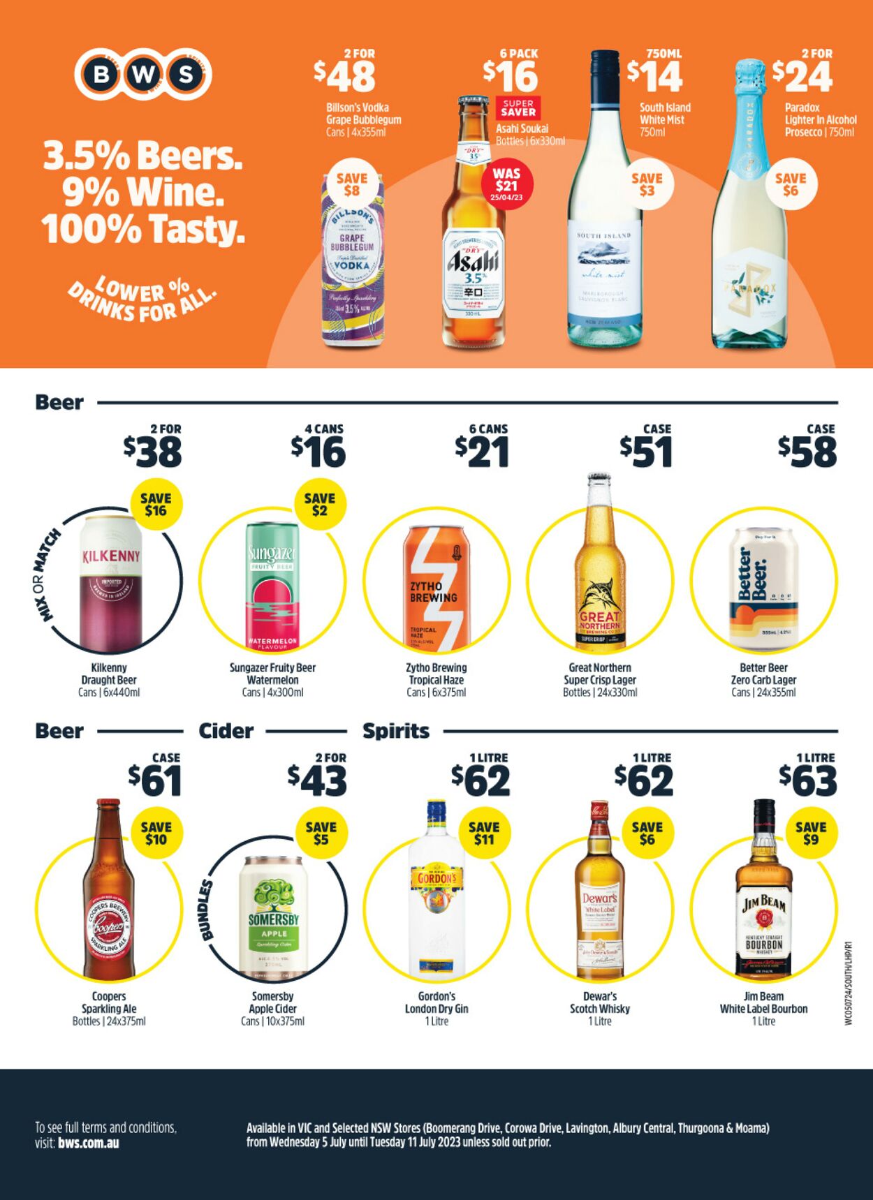 Catalogue Woolworths 05.07.2023 - 11.07.2023