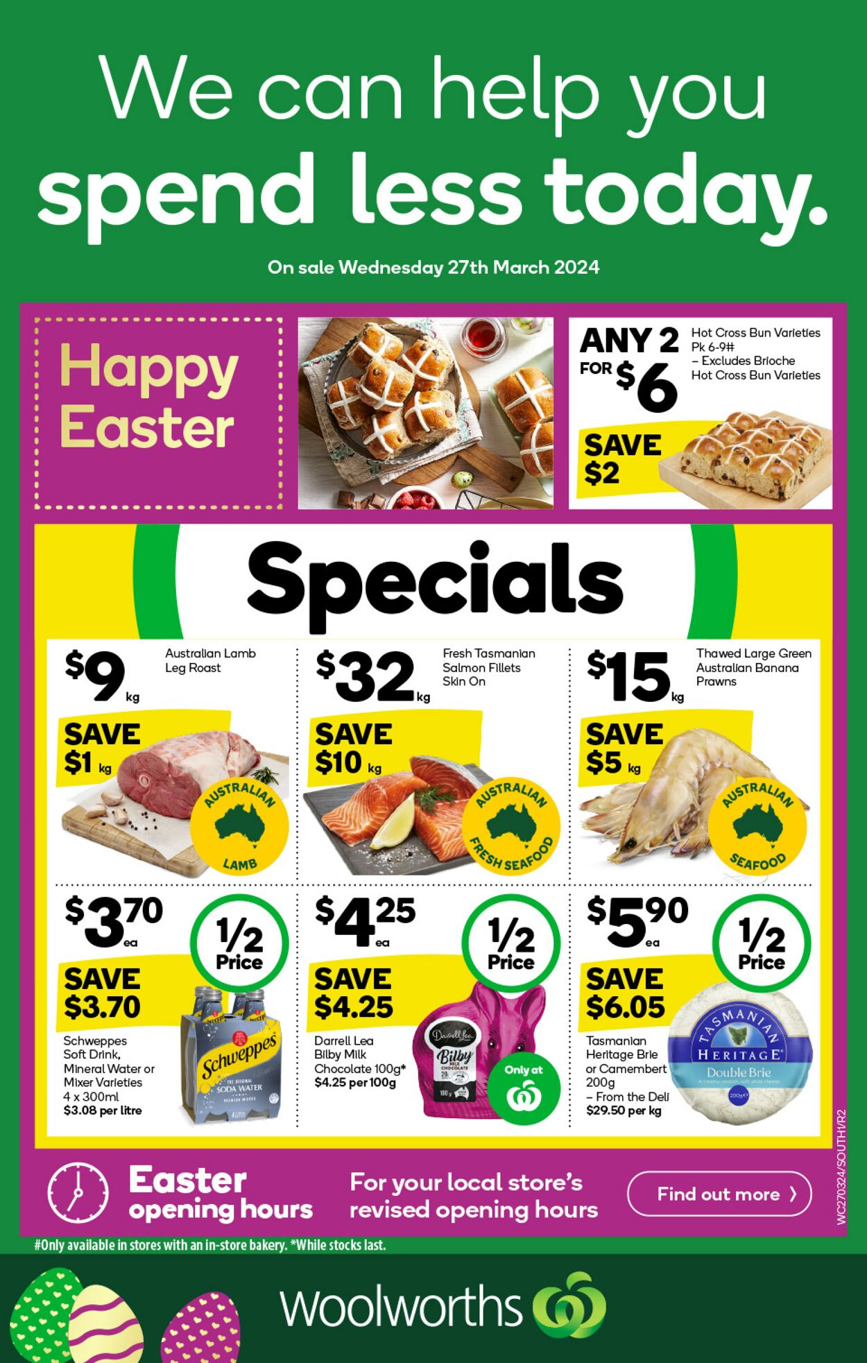 Catalogue Woolworths - Weekly Specials Catalogue NSW South 27 Mar, 2024 - 2 Apr, 2024