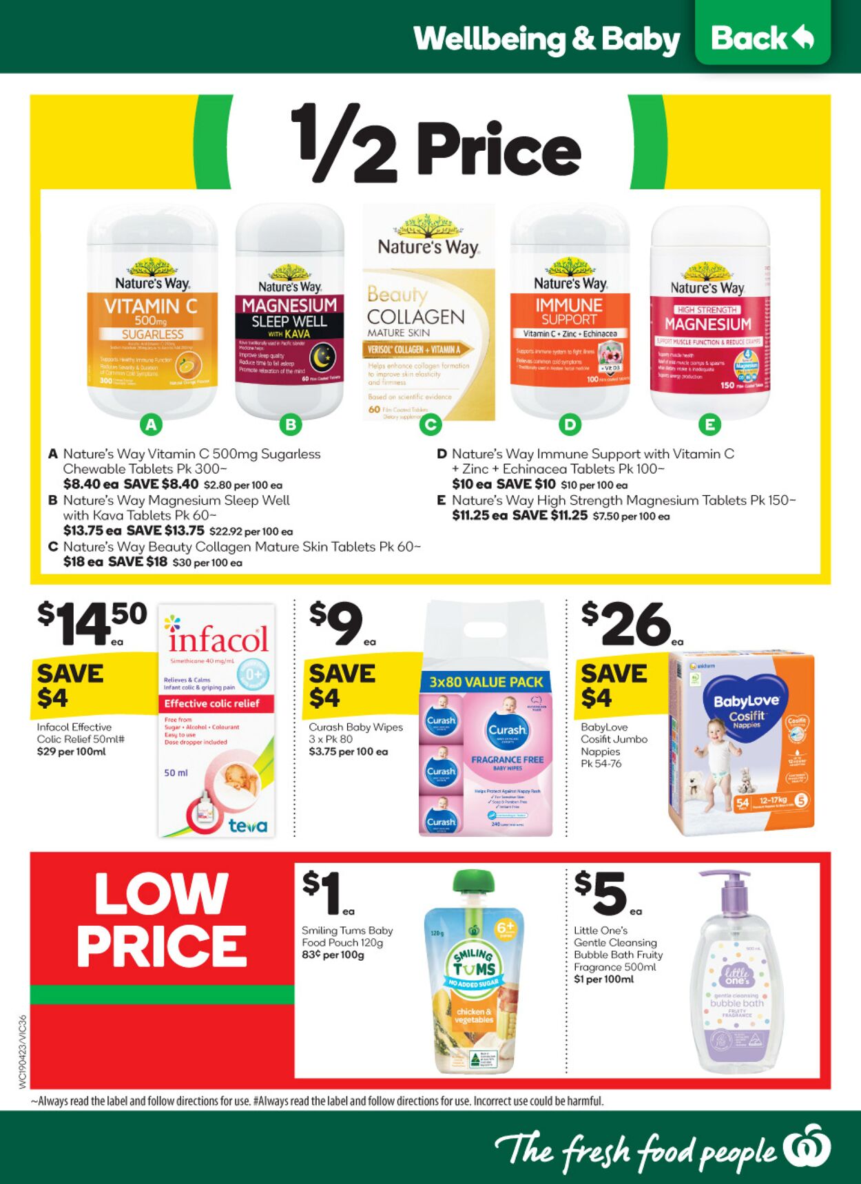 Catalogue Woolworths 19.04.2023 - 25.04.2023