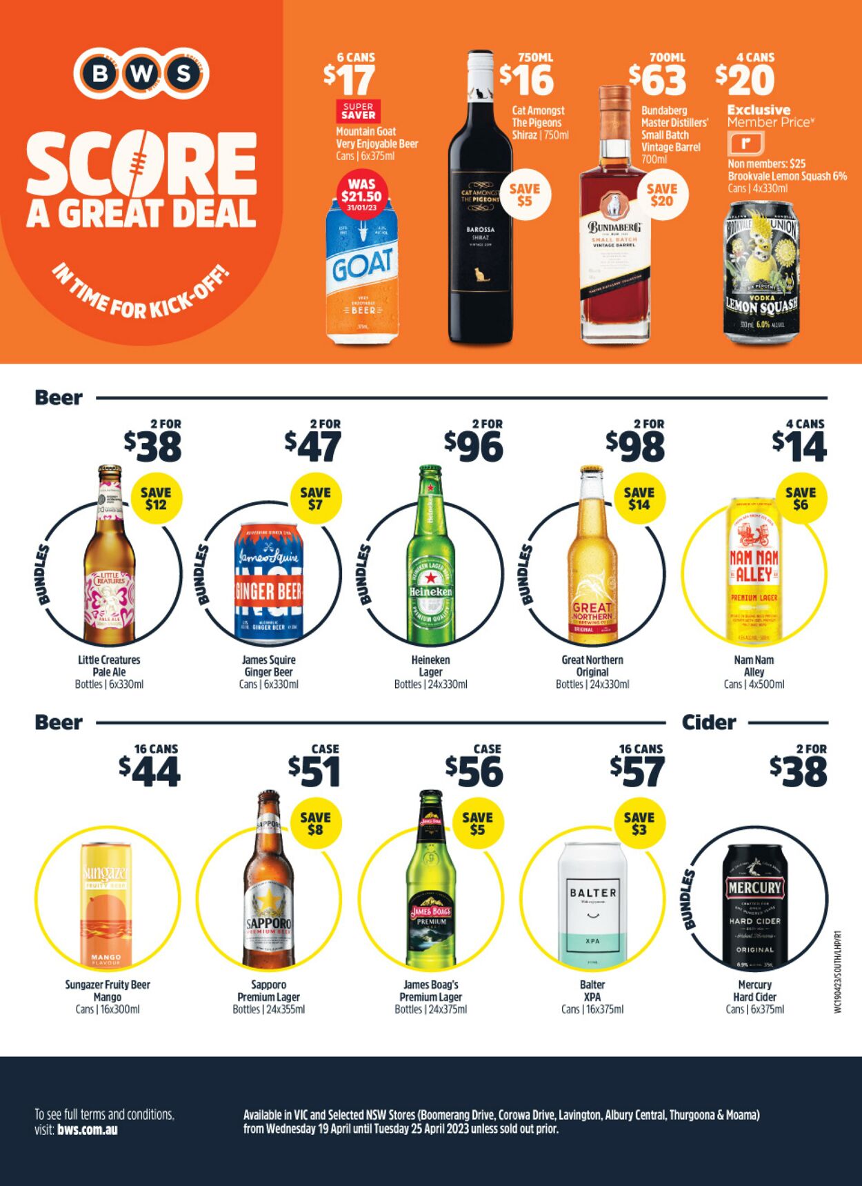 Catalogue Woolworths 19.04.2023 - 25.04.2023