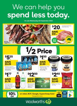 Catalogue Woolworths 06.09.2023 - 12.09.2023