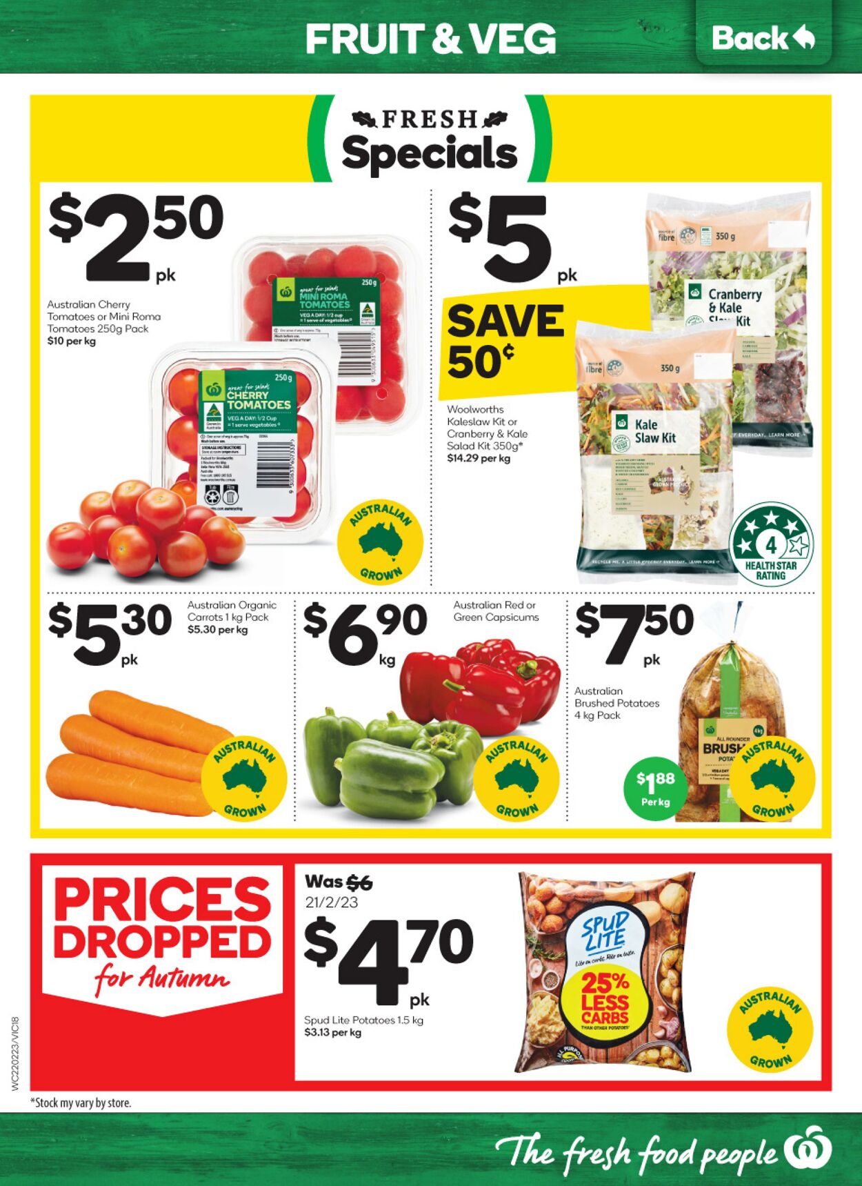 Catalogue Woolworths 22.02.2023 - 28.02.2023