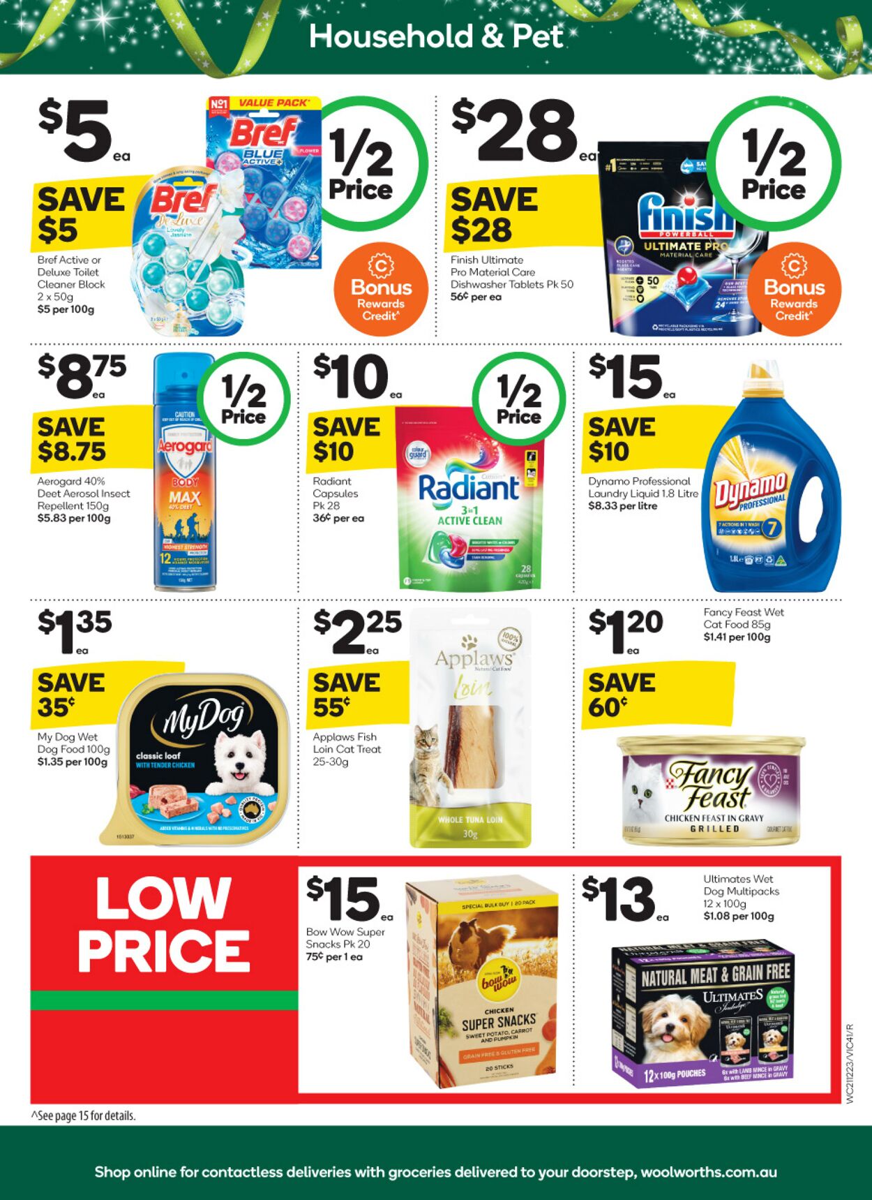 Catalogue Woolworths 21.12.2022 - 27.12.2022