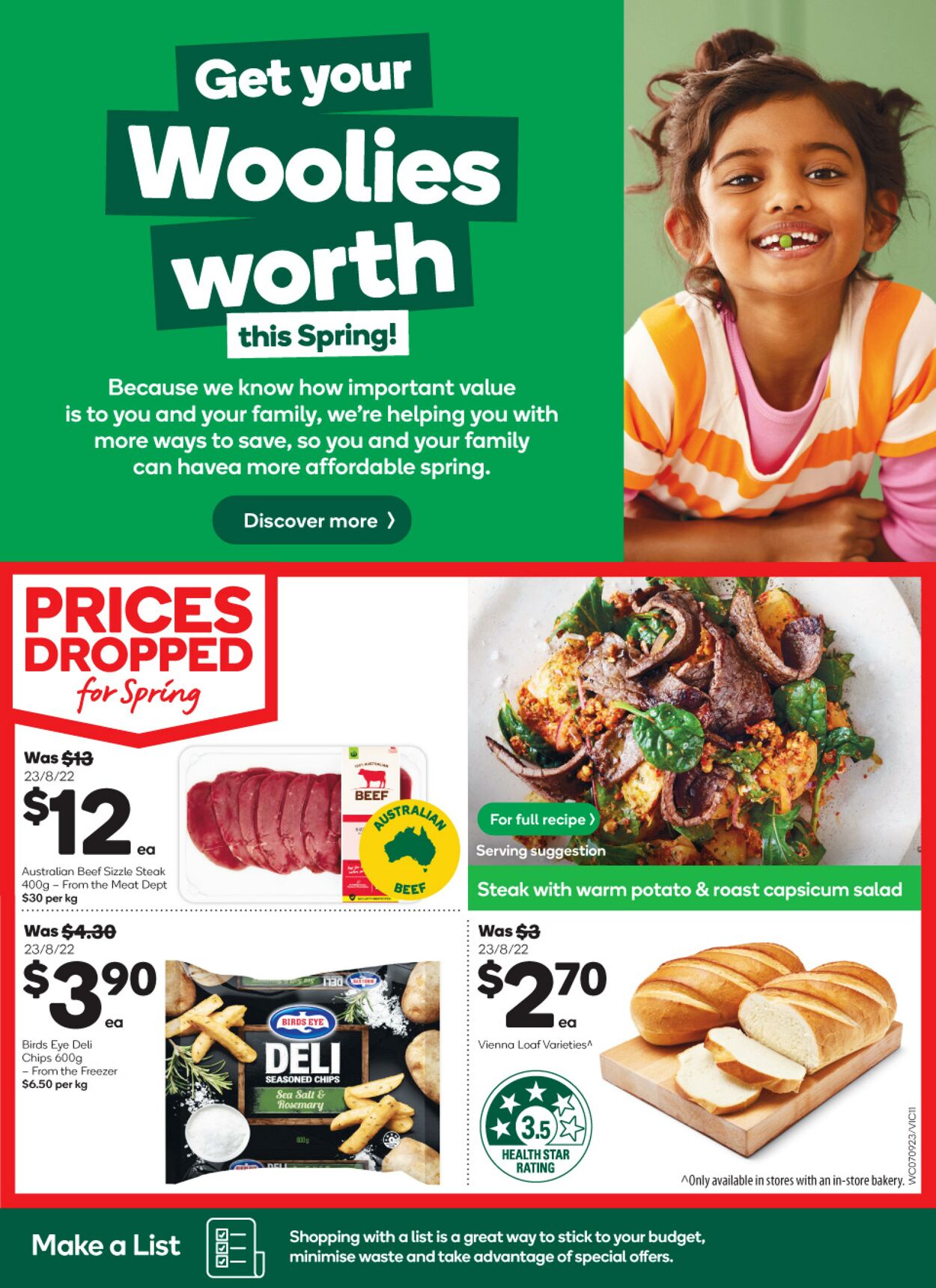 Catalogue Woolworths 07.09.2022 - 13.09.2022