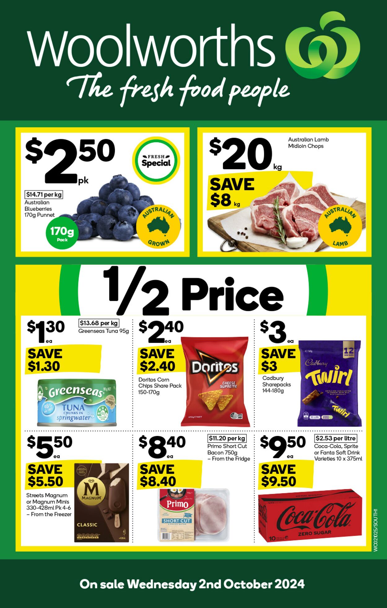 Catalogue Woolworths - Weekly Specials Catalogue NSW South  2 Oct, 2024 - 8 Oct, 2024