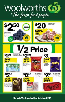 Catalogue Woolworths 03.07.2024 - 09.07.2024