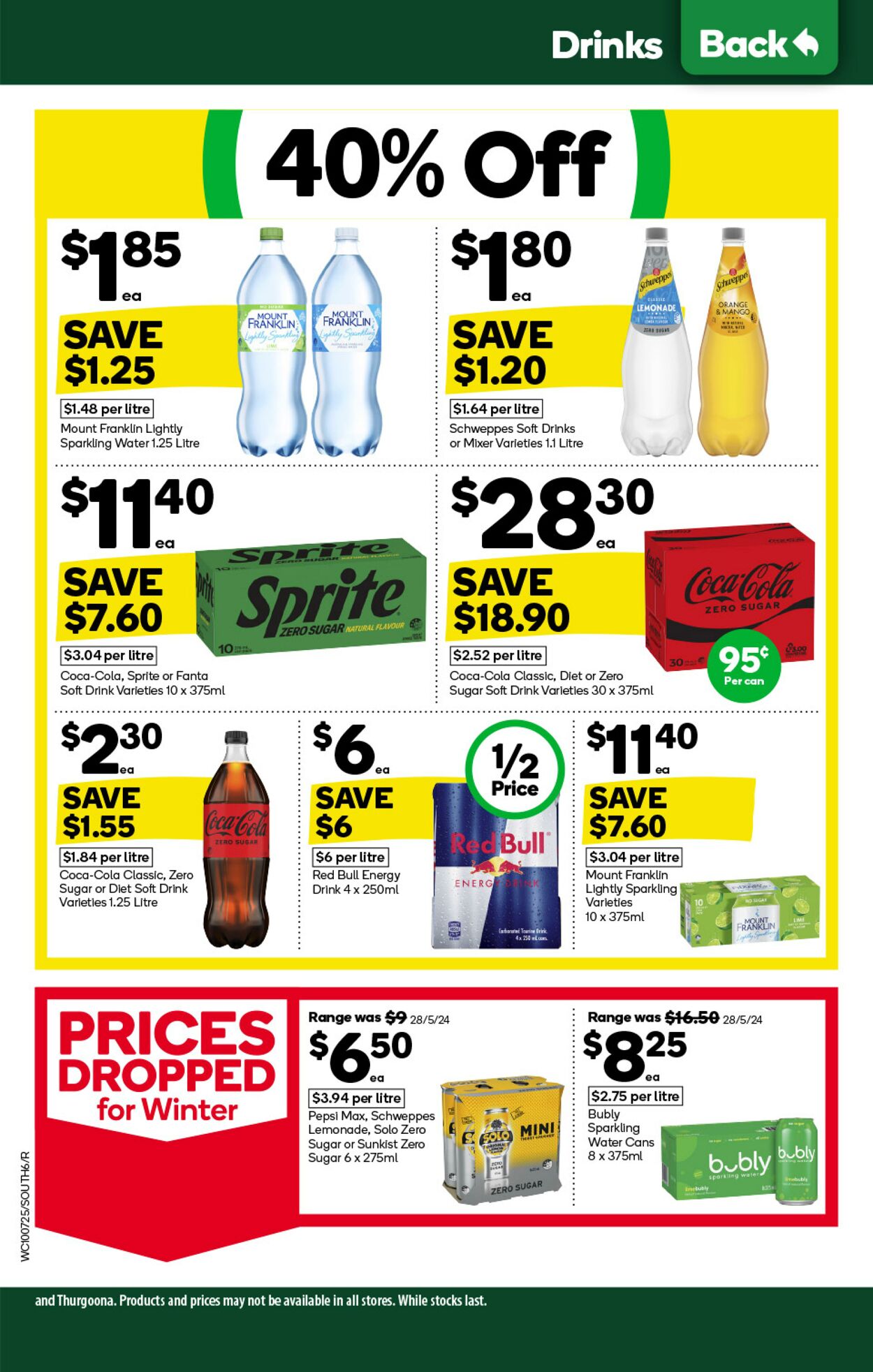 Catalogue Woolworths 10.07.2024 - 16.07.2024