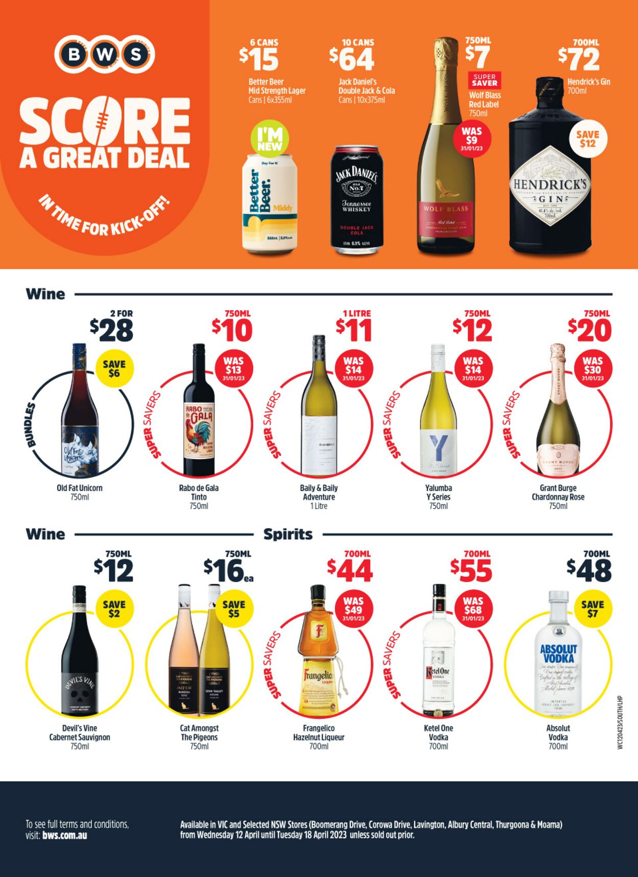 Catalogue Woolworths 12.04.2023 - 18.04.2023