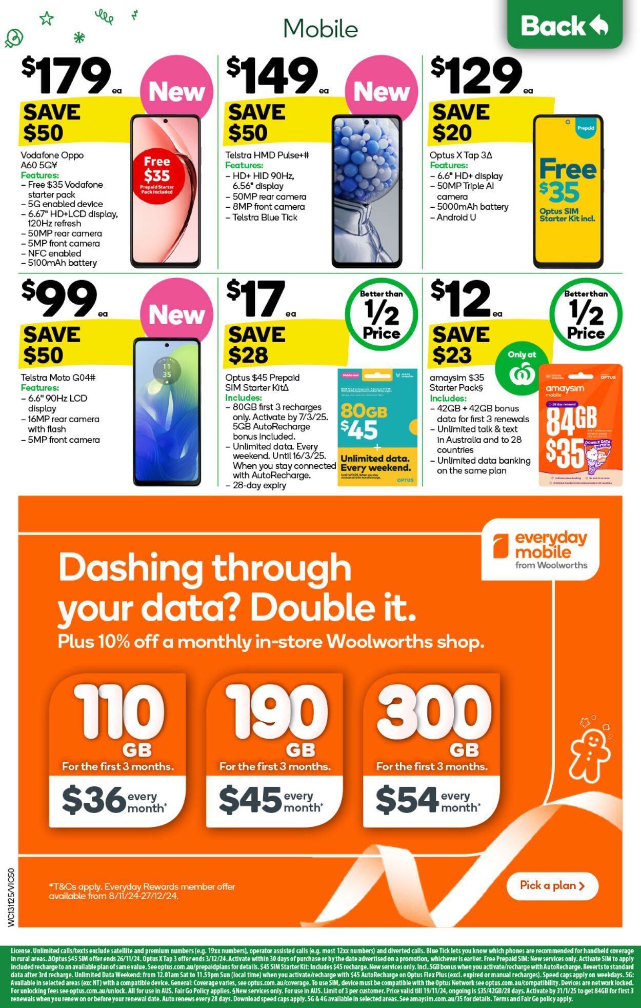 Catalogue Woolworths 13.11.2024 - 19.11.2024