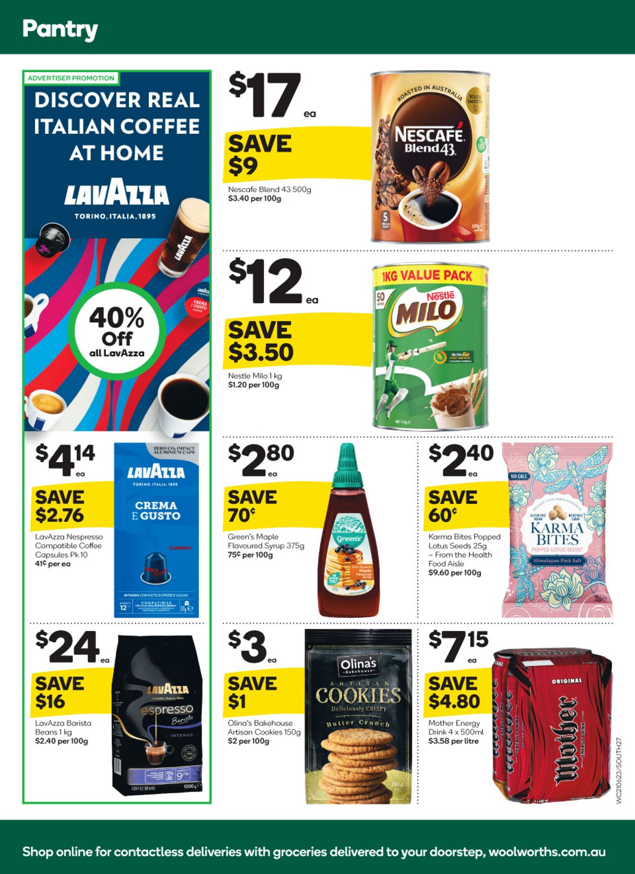 Catalogue Woolworths 21.06.2023 - 27.06.2023