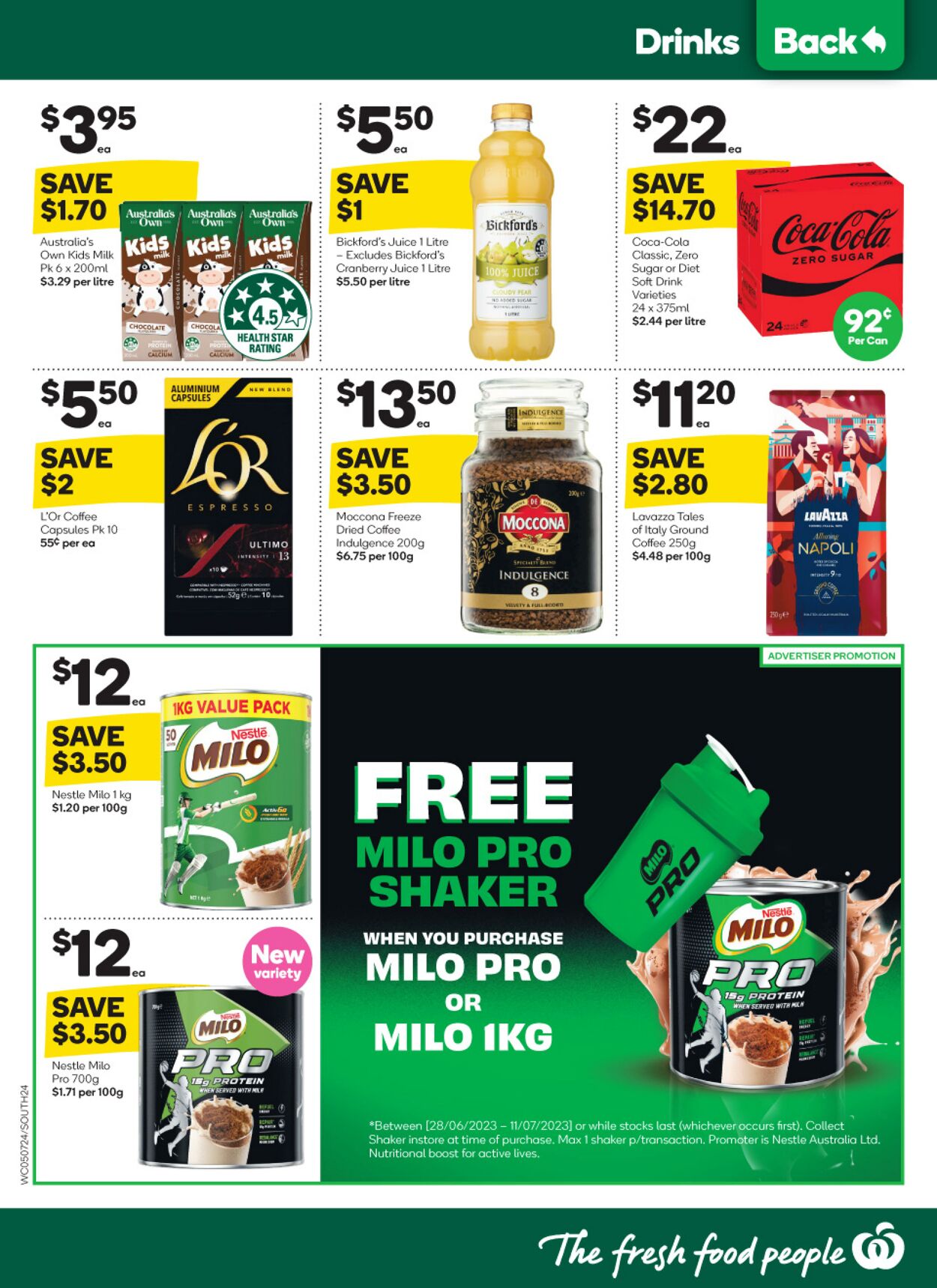 Catalogue Woolworths 05.07.2023 - 11.07.2023