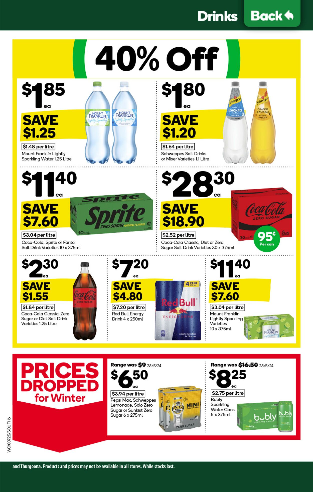 Catalogue Woolworths 10.07.2024 - 16.07.2024