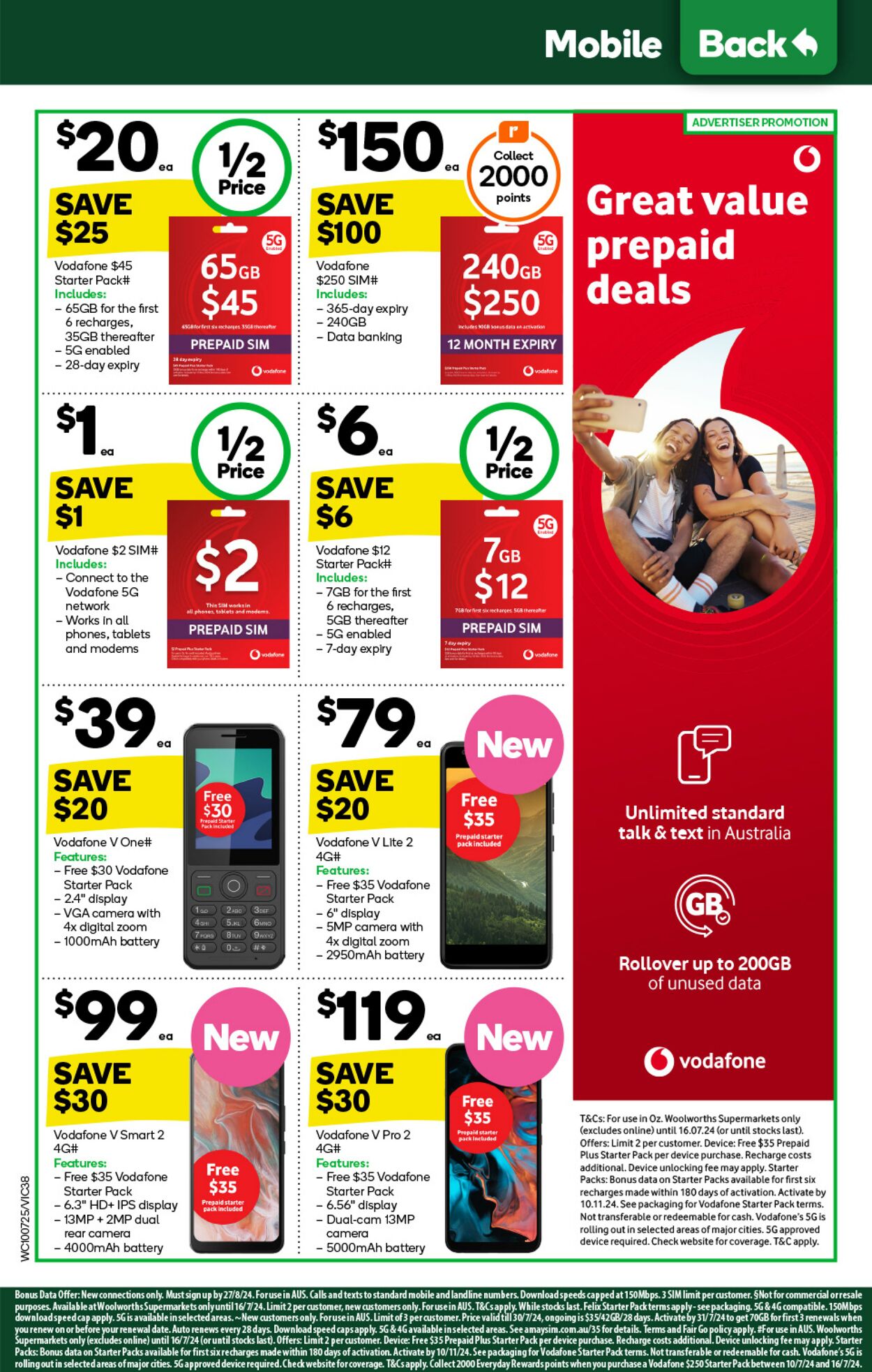 Catalogue Woolworths 10.07.2024 - 16.07.2024