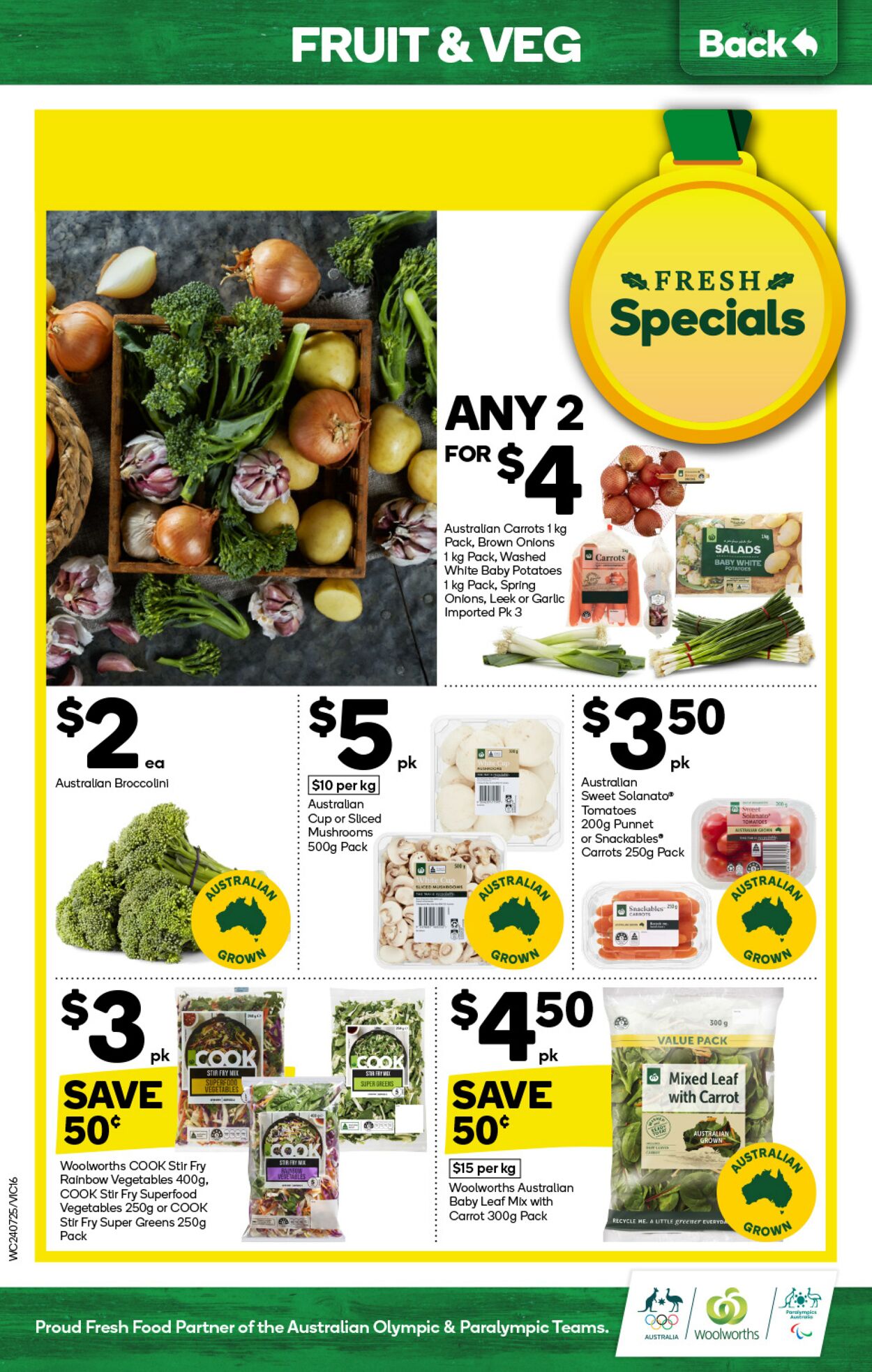 Catalogue Woolworths 24.07.2024 - 30.07.2024