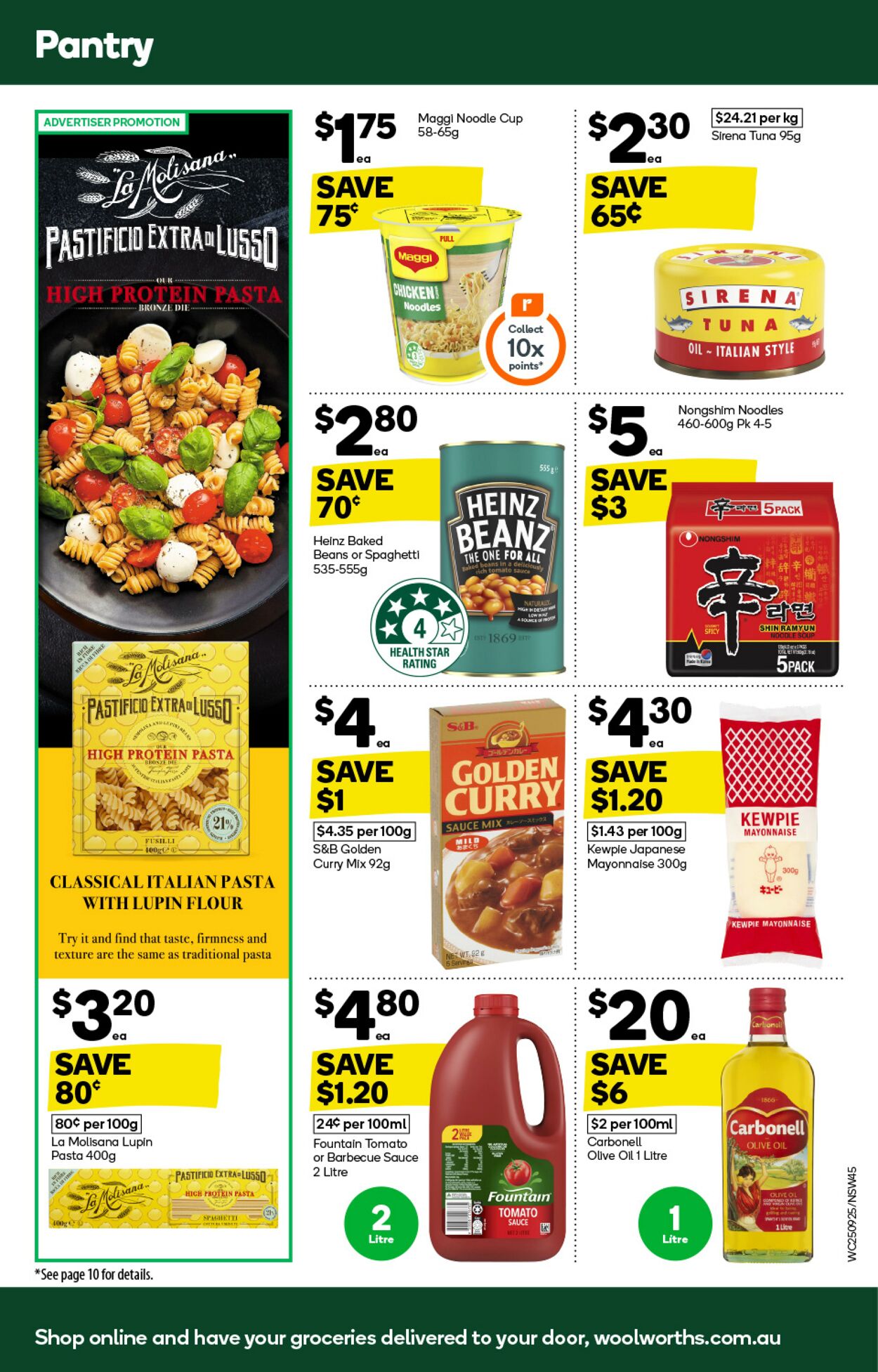 Catalogue Woolworths 25.09.2024 - 01.10.2024