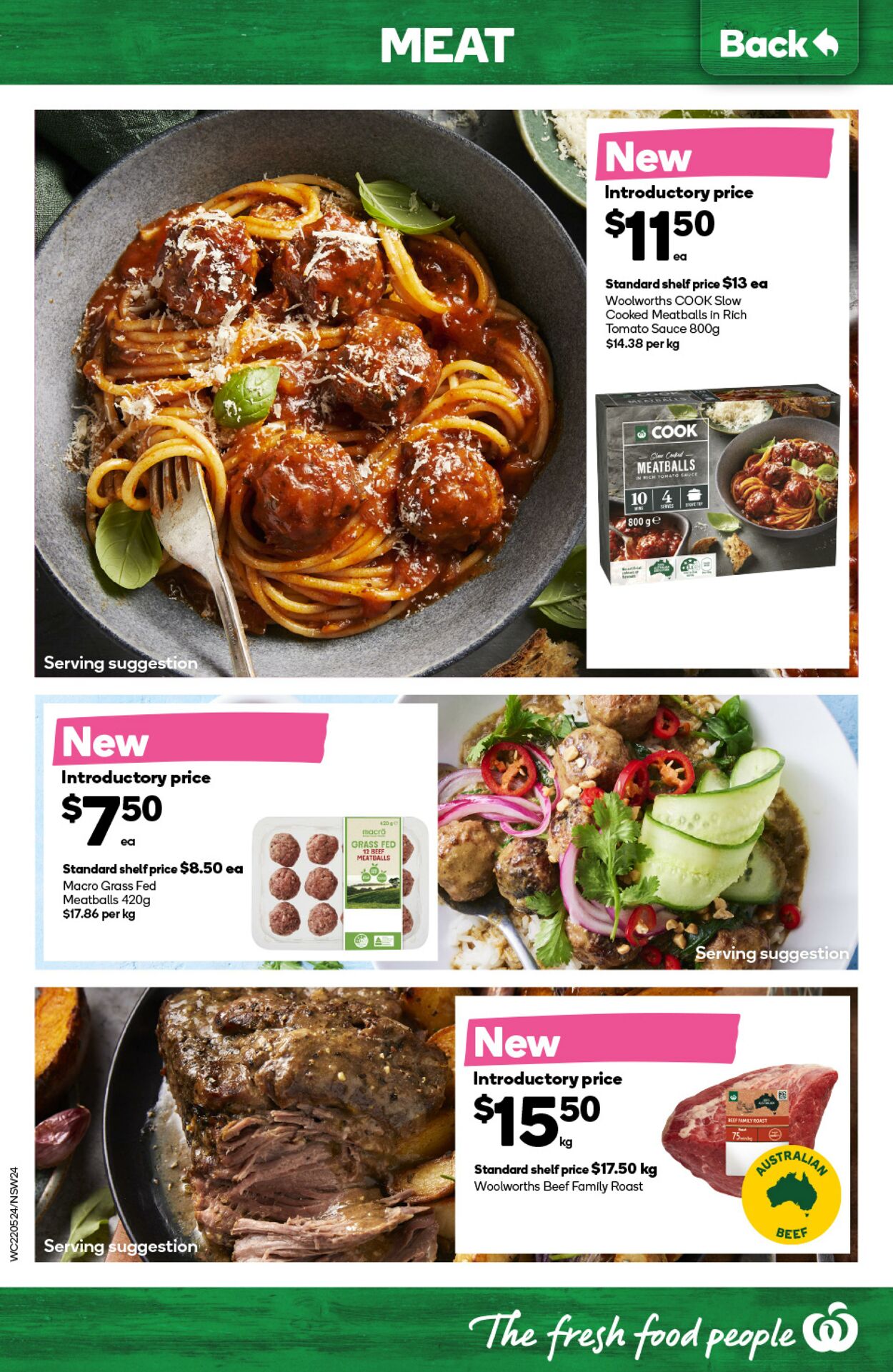 Catalogue Woolworths 22.05.2024 - 28.05.2024