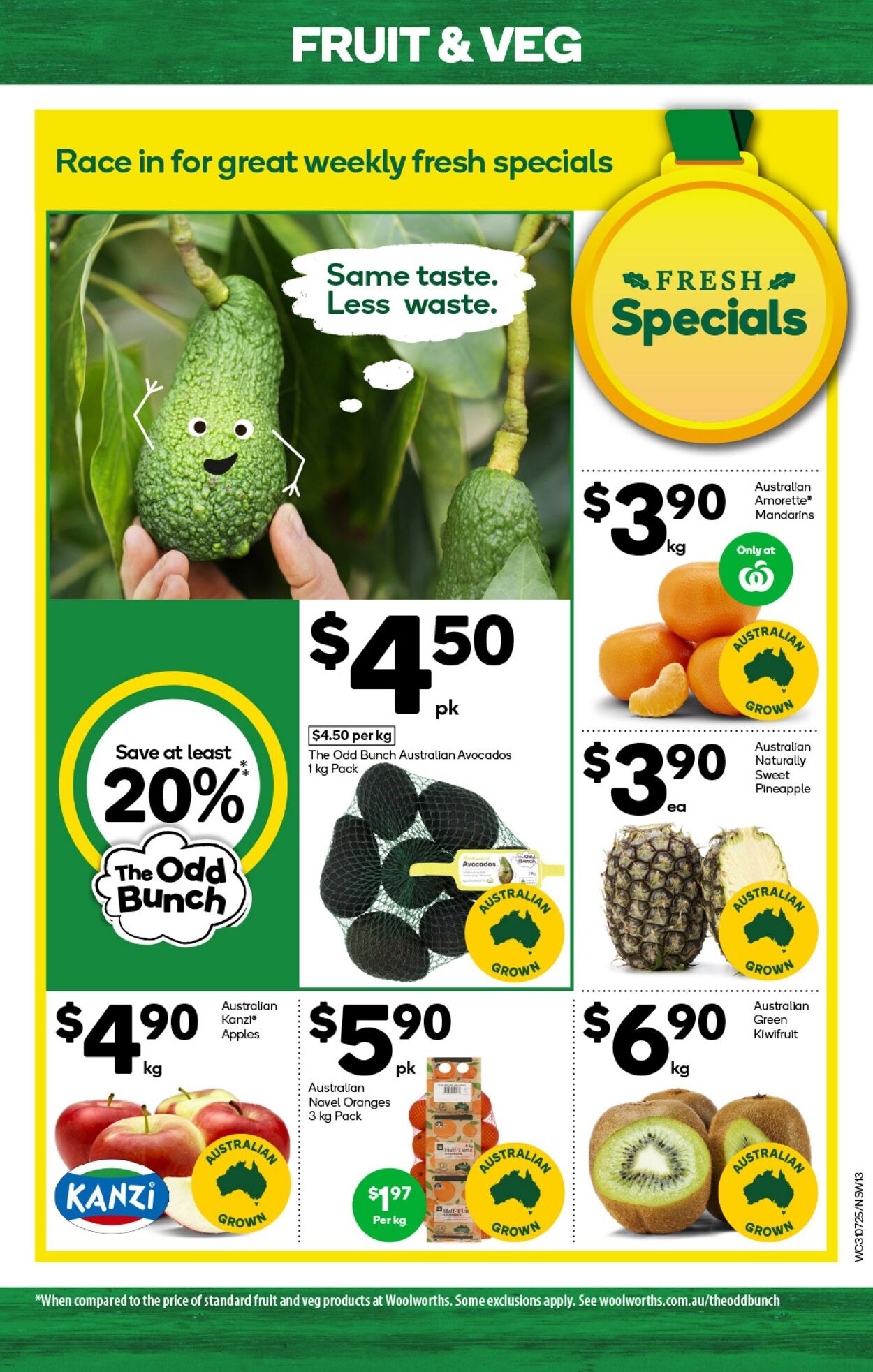 Catalogue Woolworths 31.07.2024 - 06.08.2024