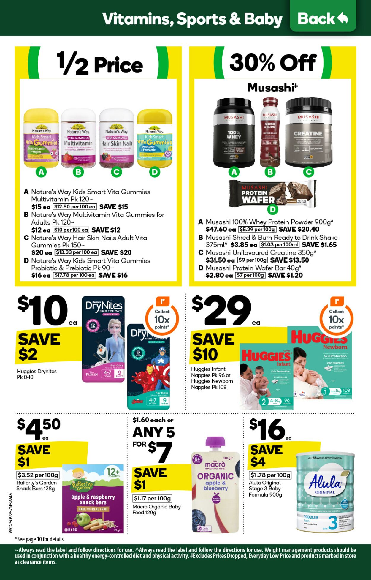 Catalogue Woolworths 25.09.2024 - 01.10.2024