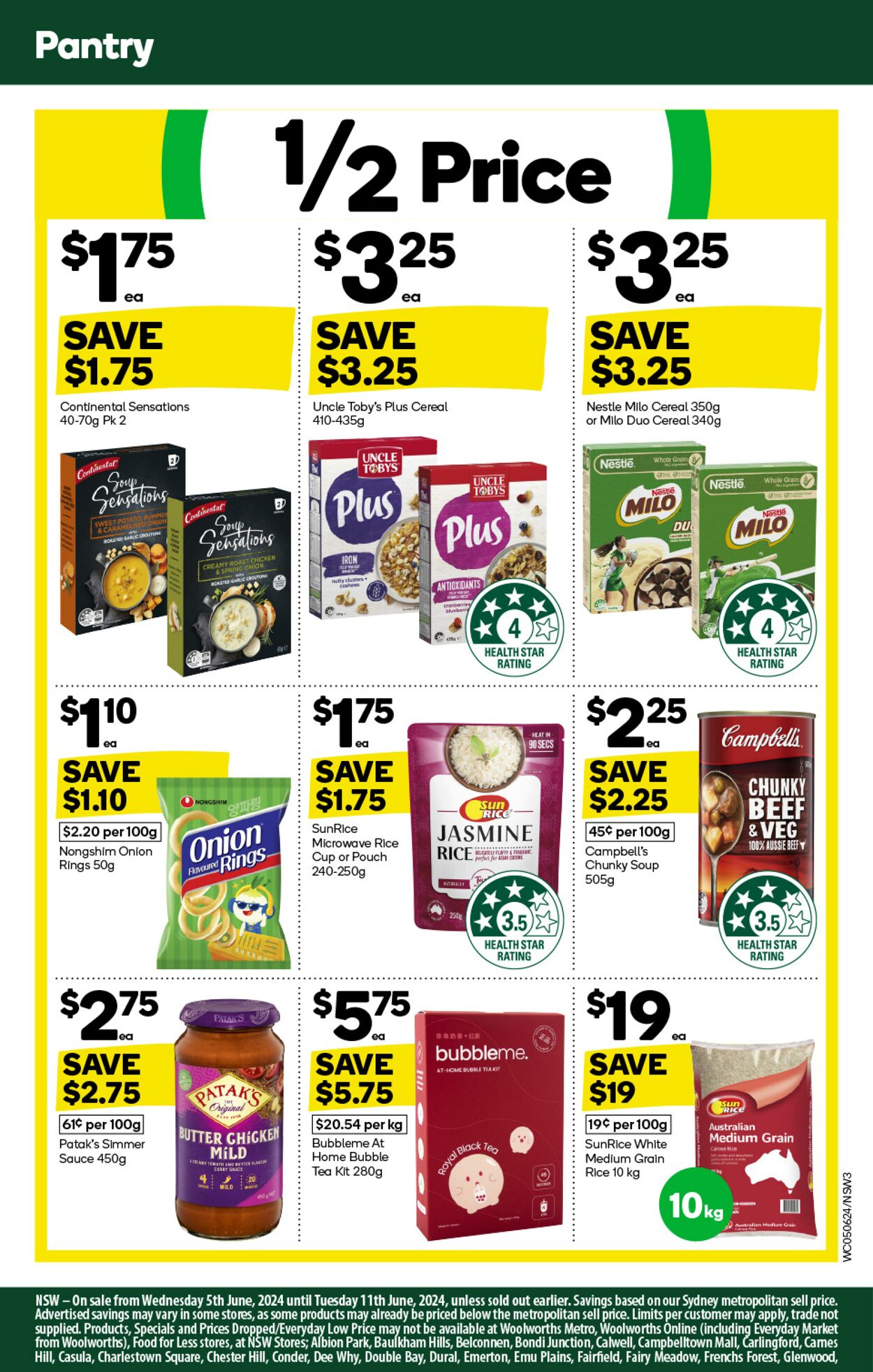 Catalogue Woolworths 05.06.2024 - 11.06.2024