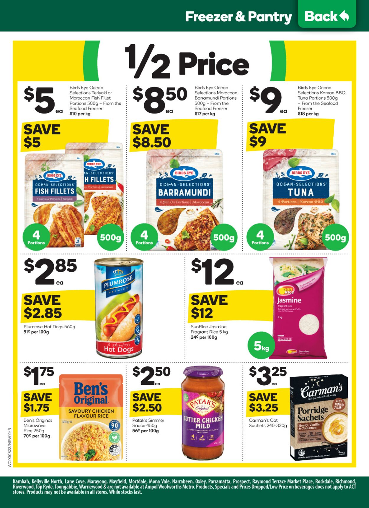 Catalogue Woolworths 03.08.2022 - 09.08.2022
