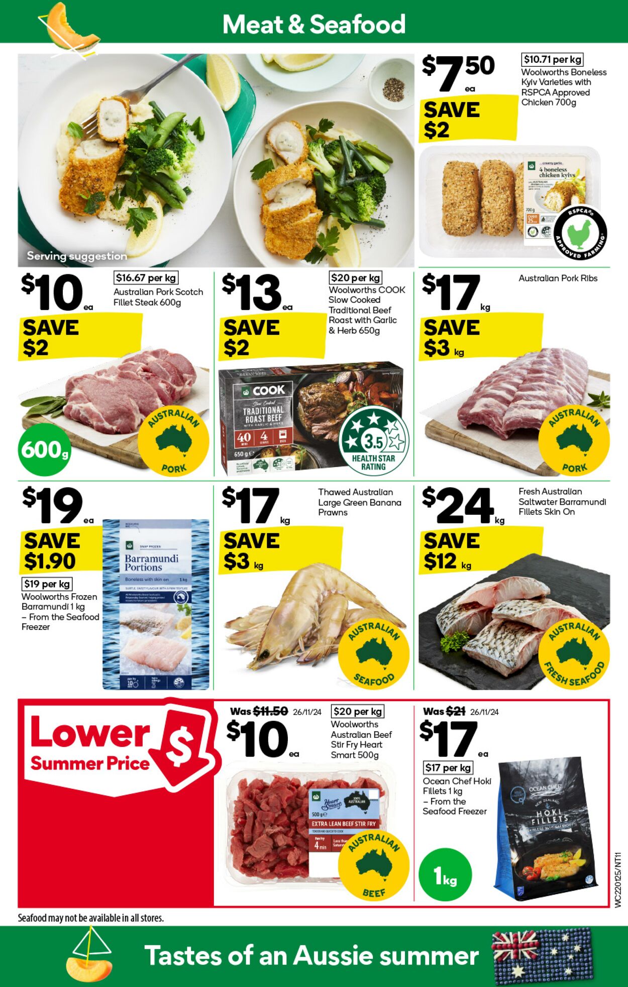 Catalogue Woolworths 22.01.2025 - 28.01.2025