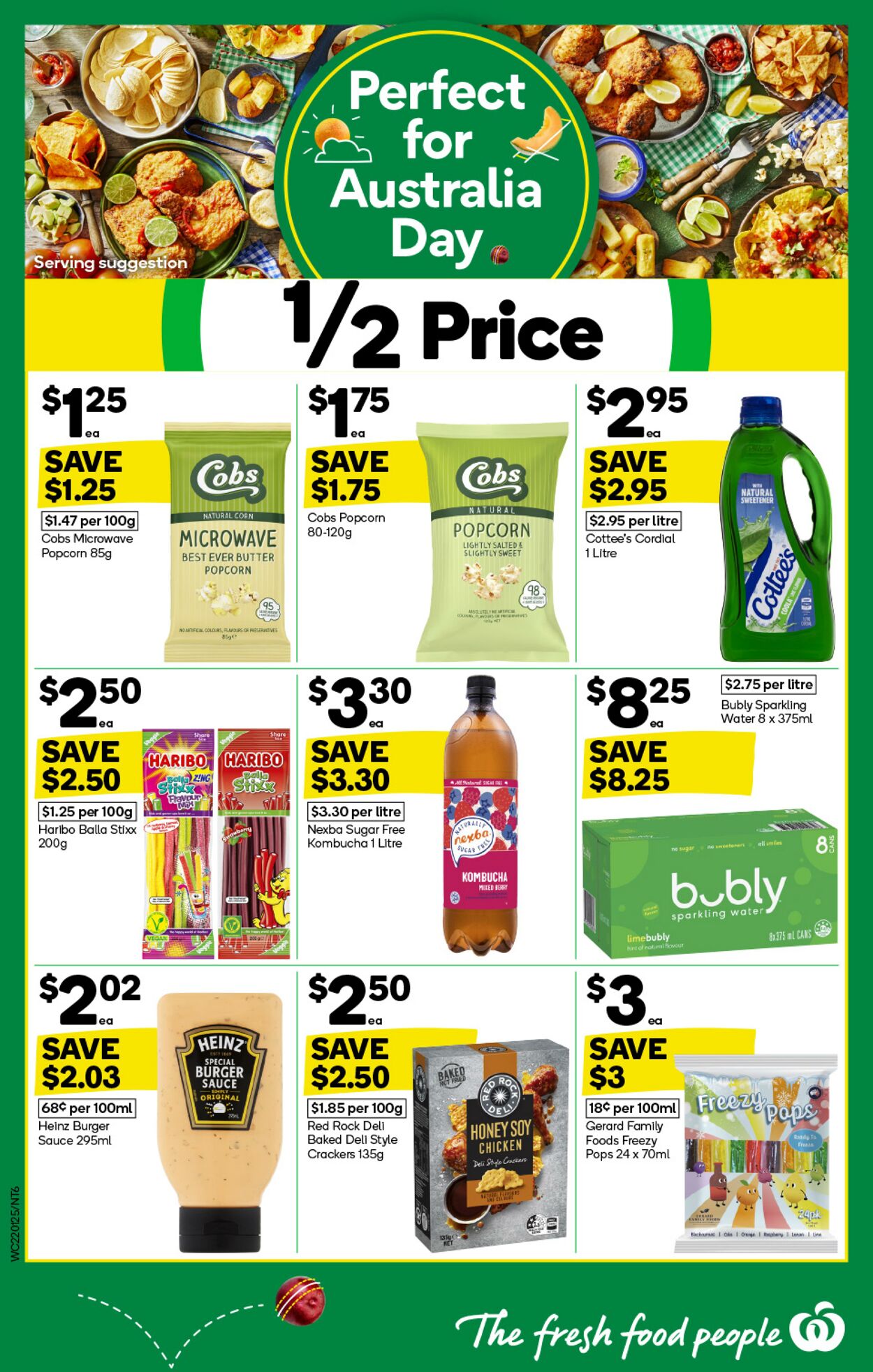 Catalogue Woolworths 22.01.2025 - 28.01.2025