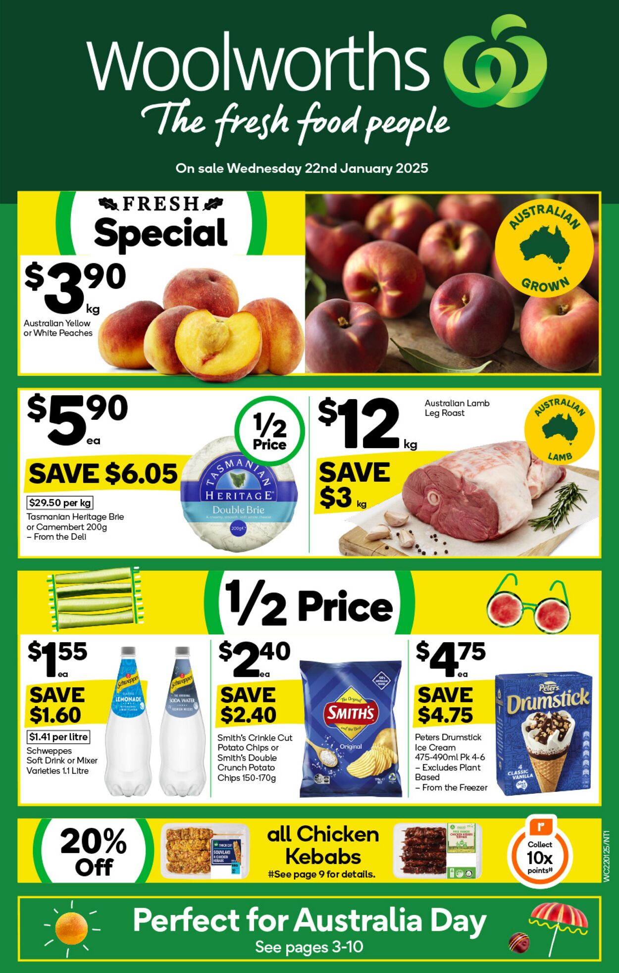 Catalogue Woolworths 22.01.2025 - 28.01.2025