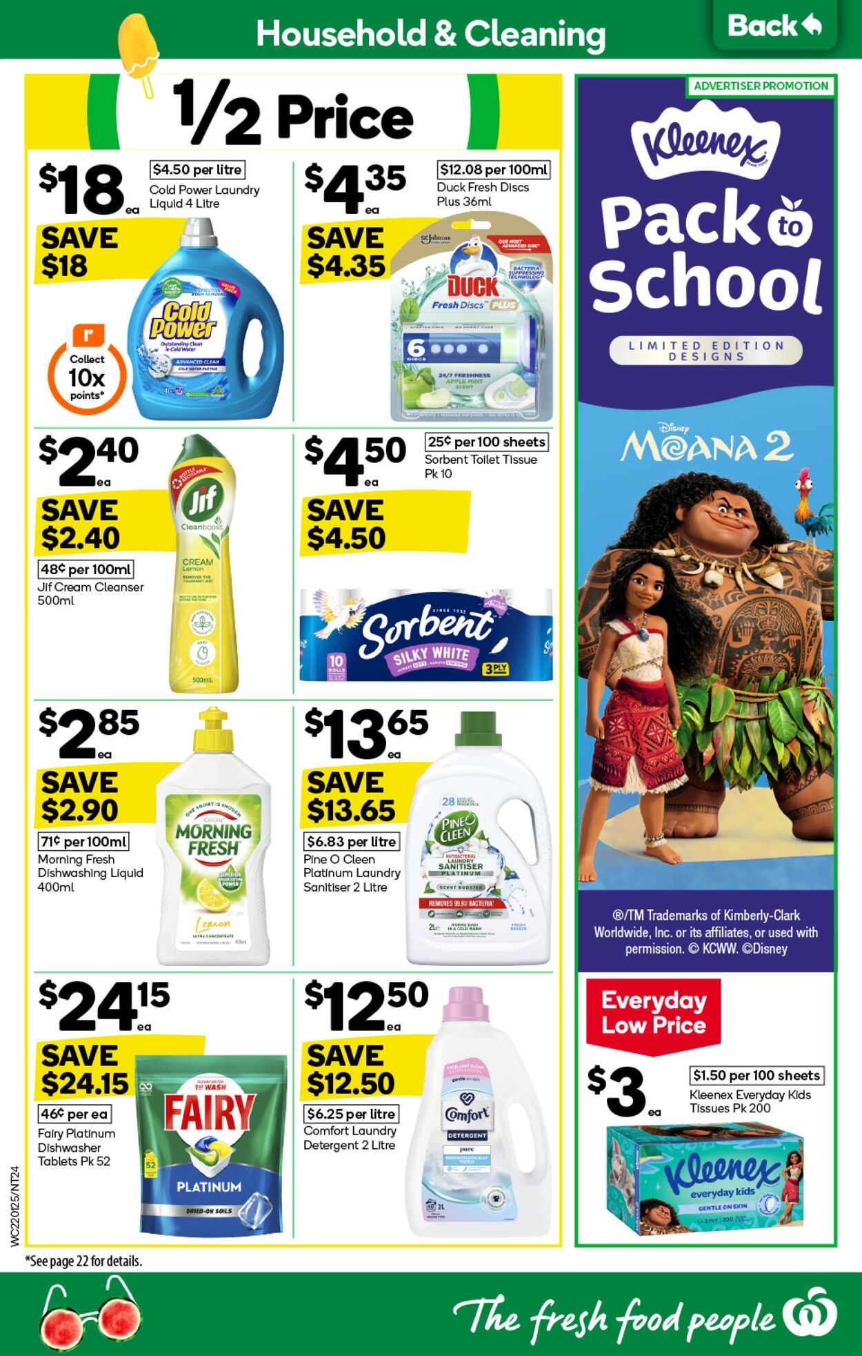 Catalogue Woolworths 22.01.2025 - 28.01.2025