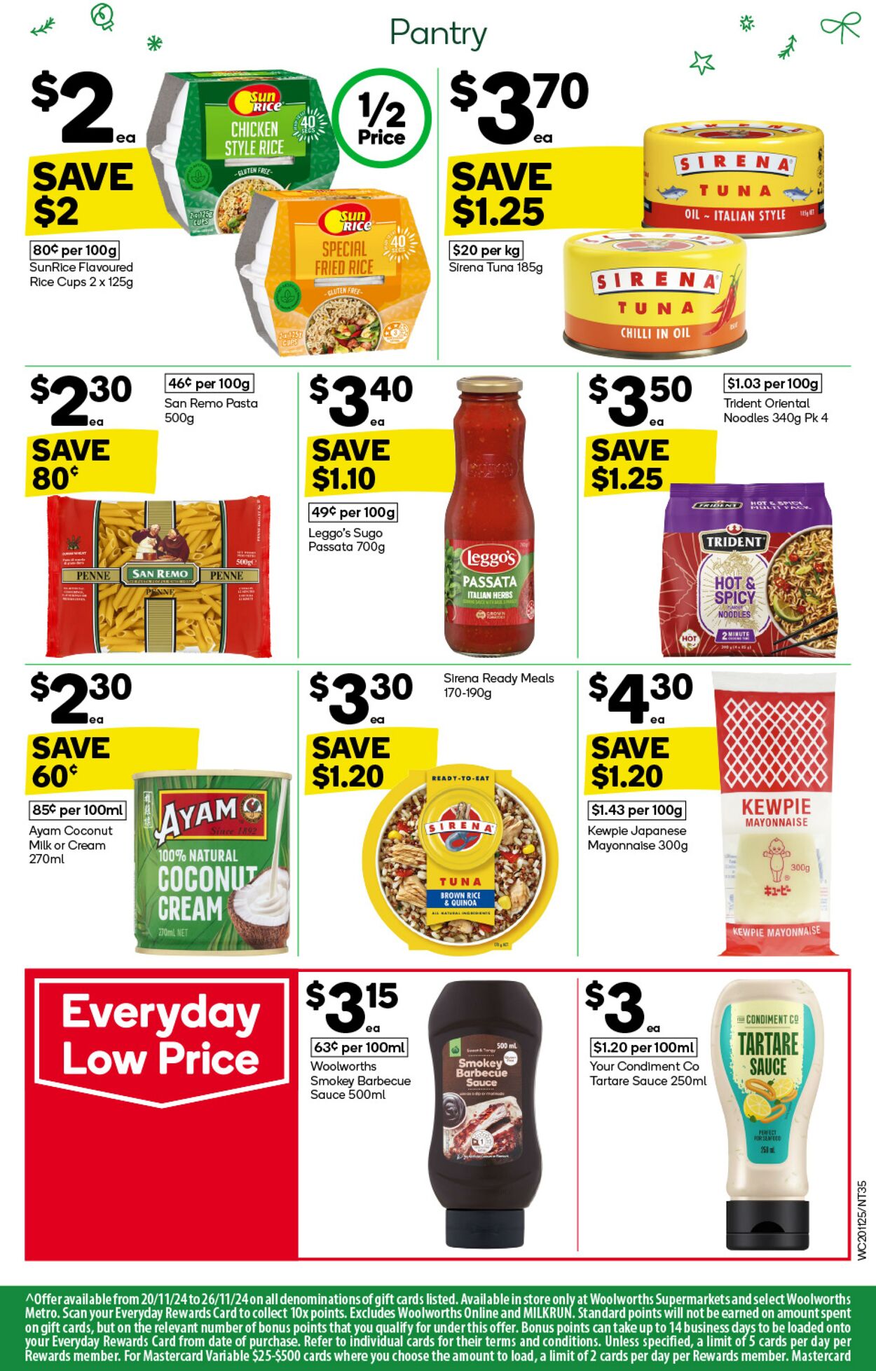 Catalogue Woolworths 20.11.2024 - 26.11.2024