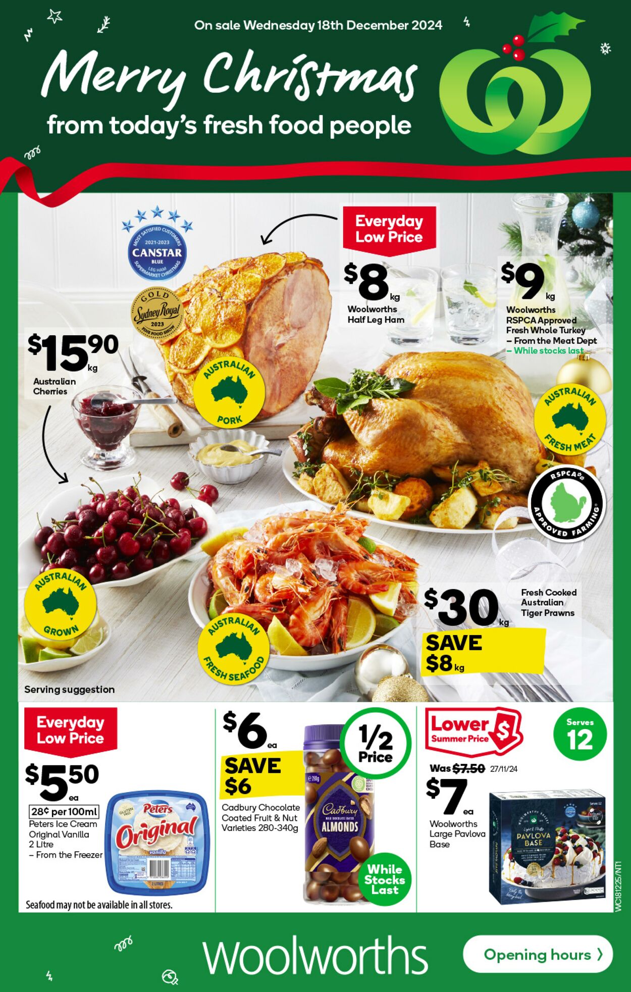 Catalogue Woolworths - Weekly Specials Catalogue NT 18 Dec, 2024 - 24 Dec, 2024