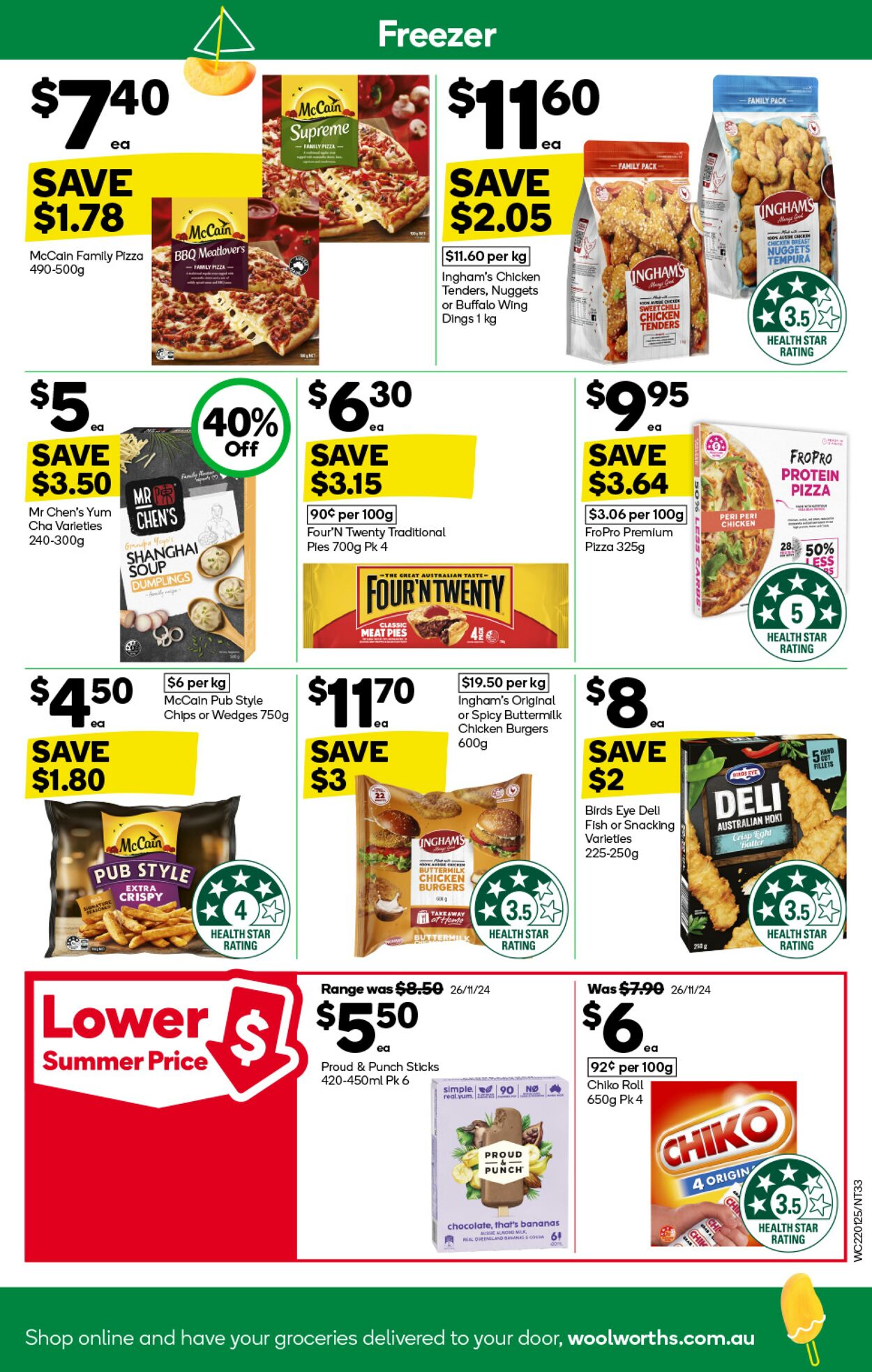 Catalogue Woolworths 22.01.2025 - 28.01.2025