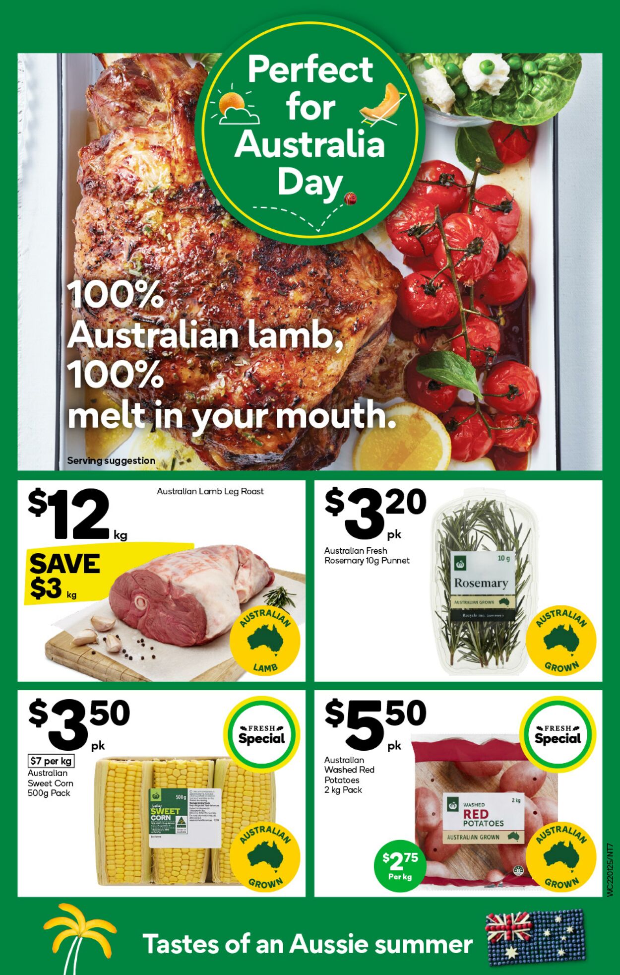 Catalogue Woolworths 22.01.2025 - 28.01.2025