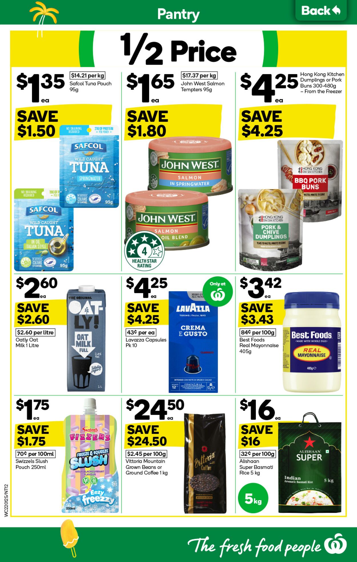 Catalogue Woolworths 22.01.2025 - 28.01.2025