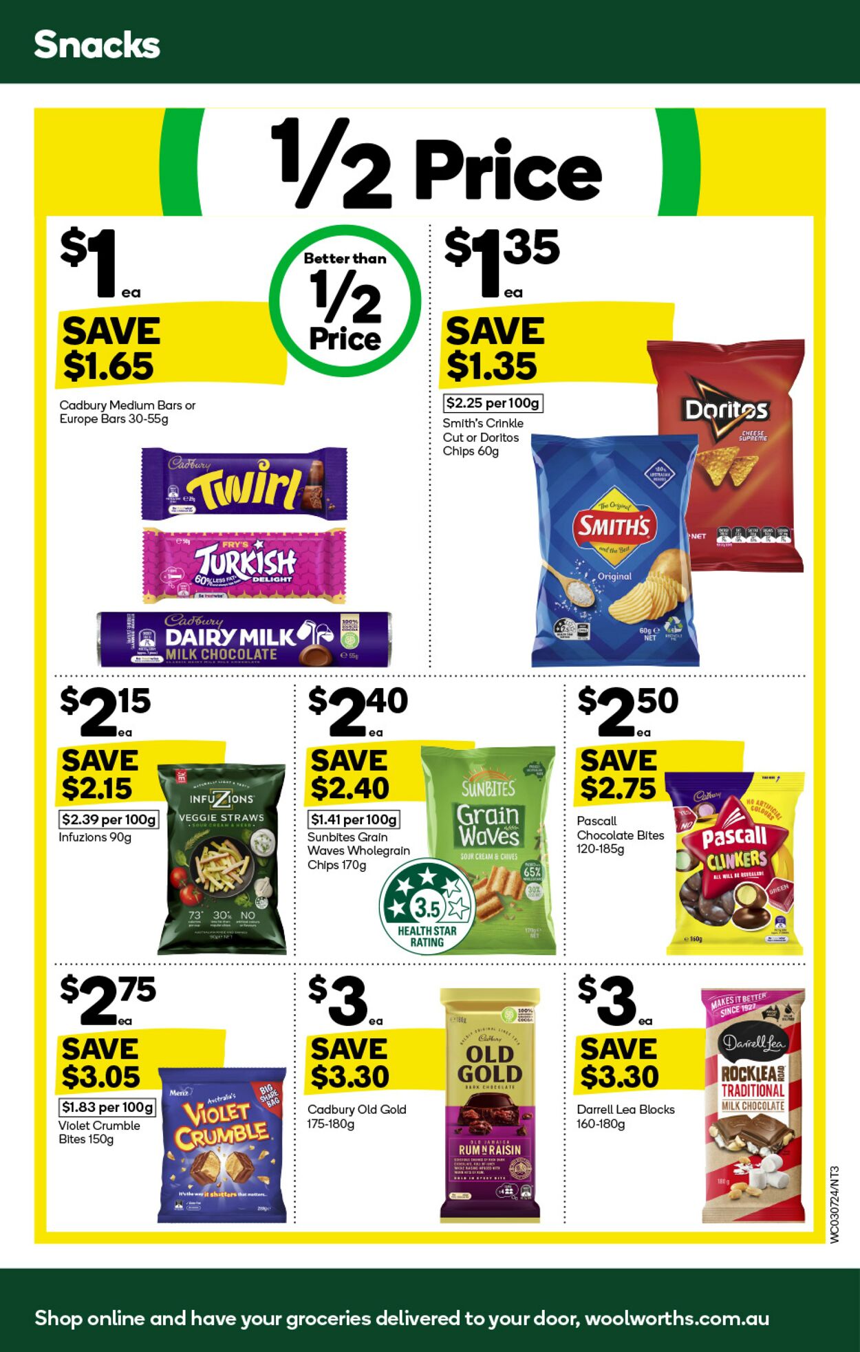 Catalogue Woolworths 03.07.2024 - 09.07.2024