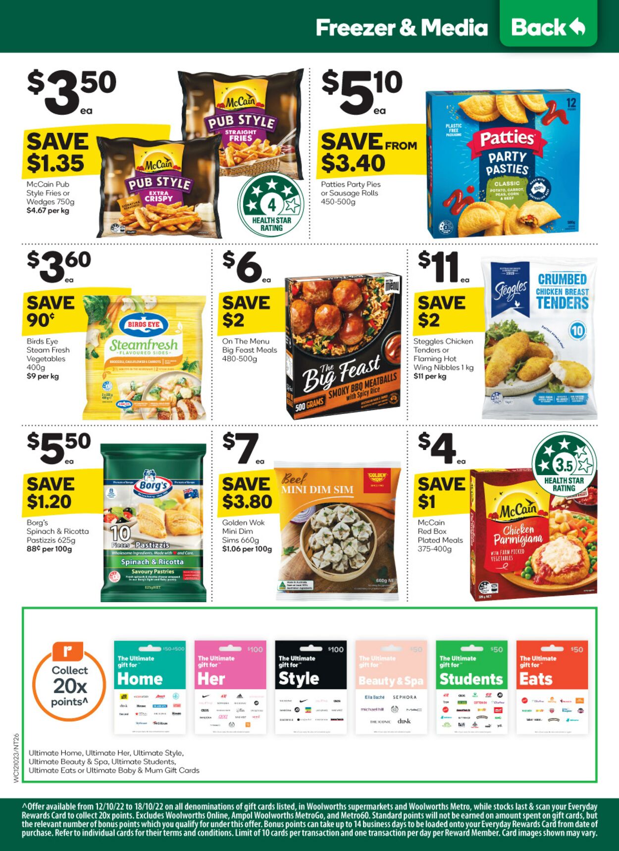 Catalogue Woolworths 12.10.2022 - 18.10.2022