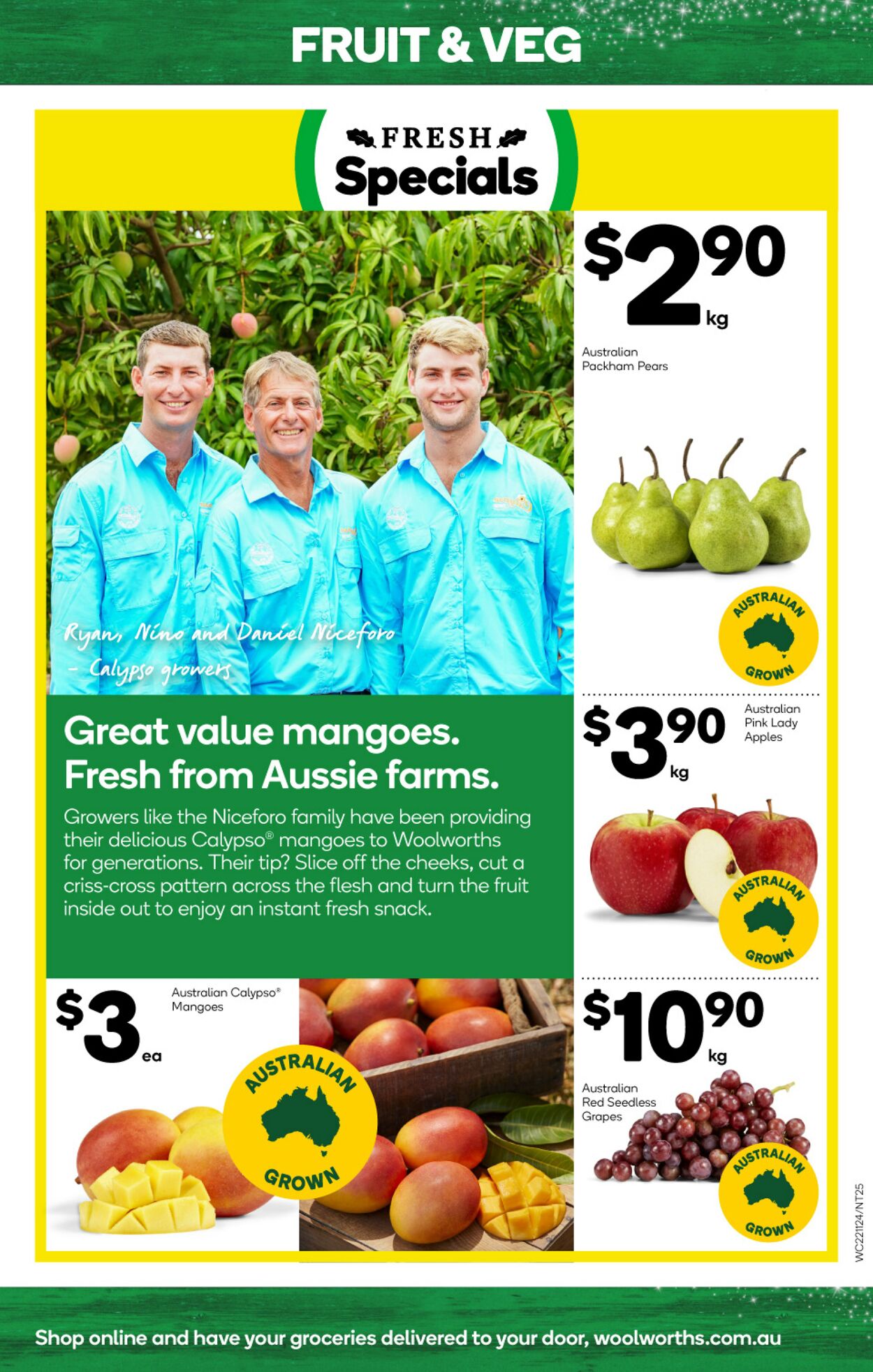 Catalogue Woolworths 22.11.2023 - 28.11.2023