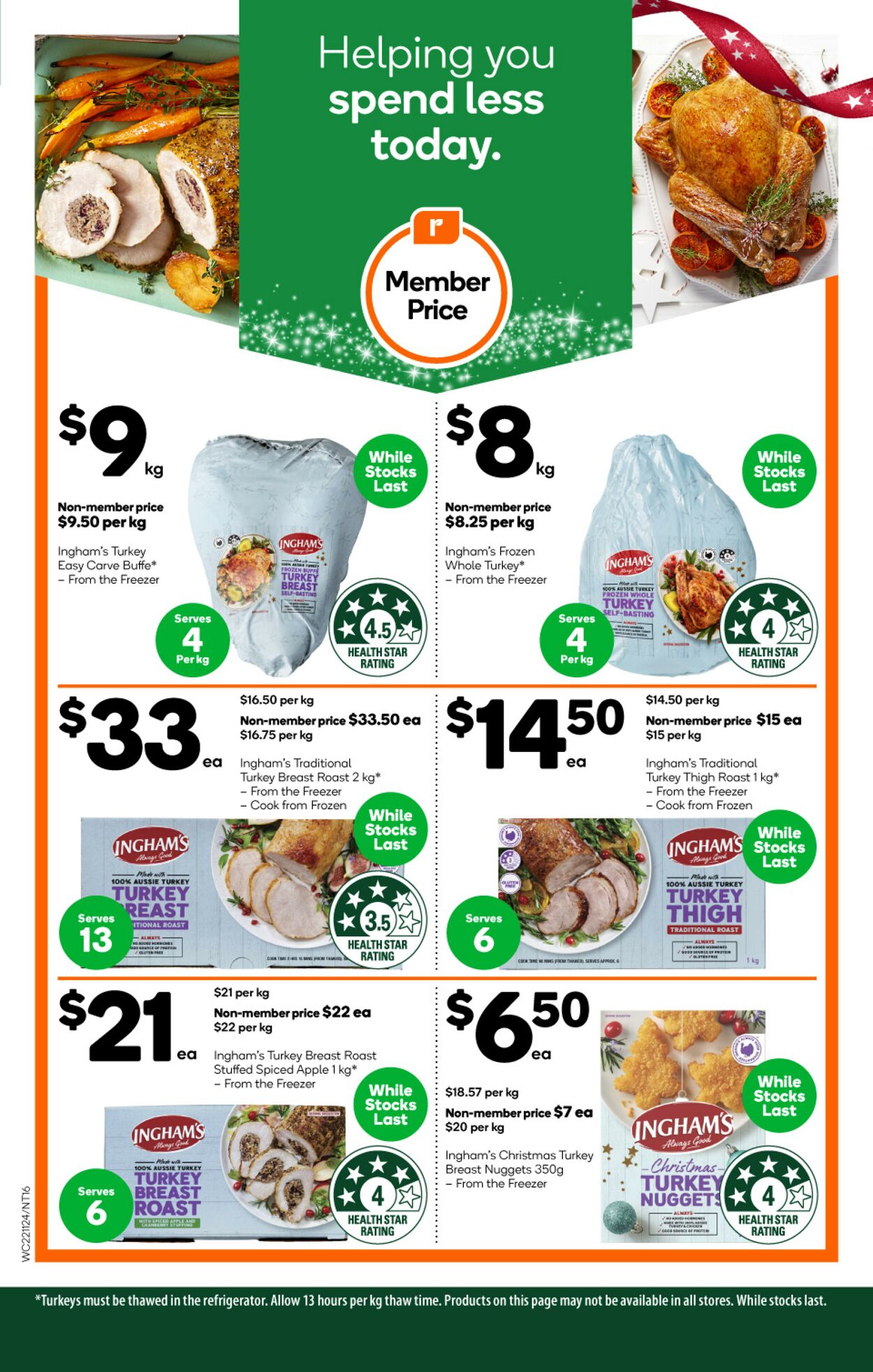 Catalogue Woolworths 22.11.2023 - 28.11.2023