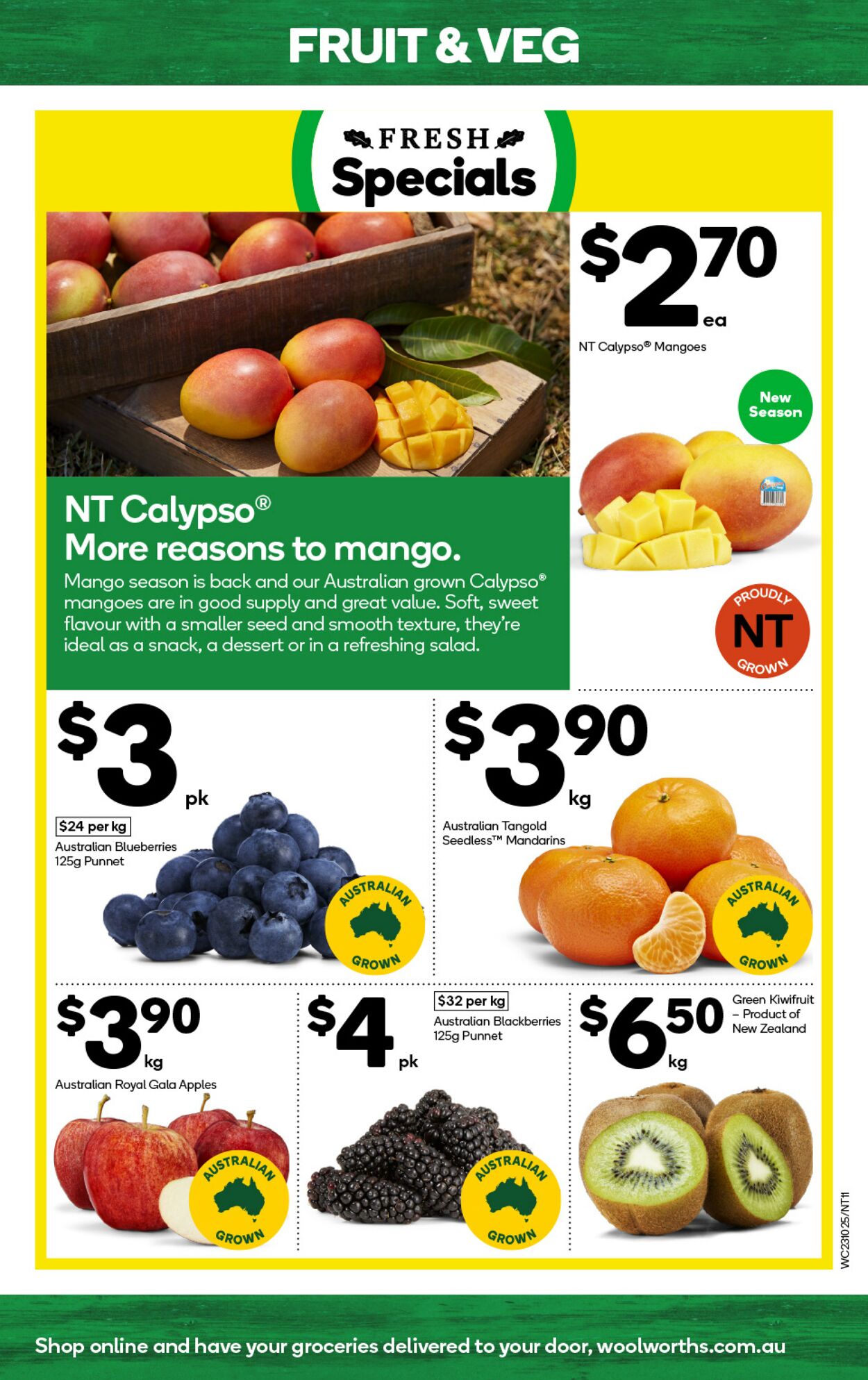 Catalogue Woolworths 23.10.2024 - 29.10.2024